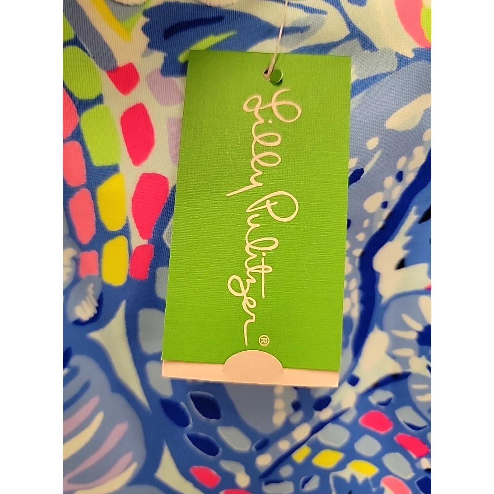 Lilly Pulitzer VINTAGE Lilly Pulitzer Janelle Shift Dress Womens 10 Blue Peri Pinch Pinch Floral Sleeveless Zip Short Spring Summer Women Mens Girls Size L / US 10 / IT 46 - 3 Thumbnail