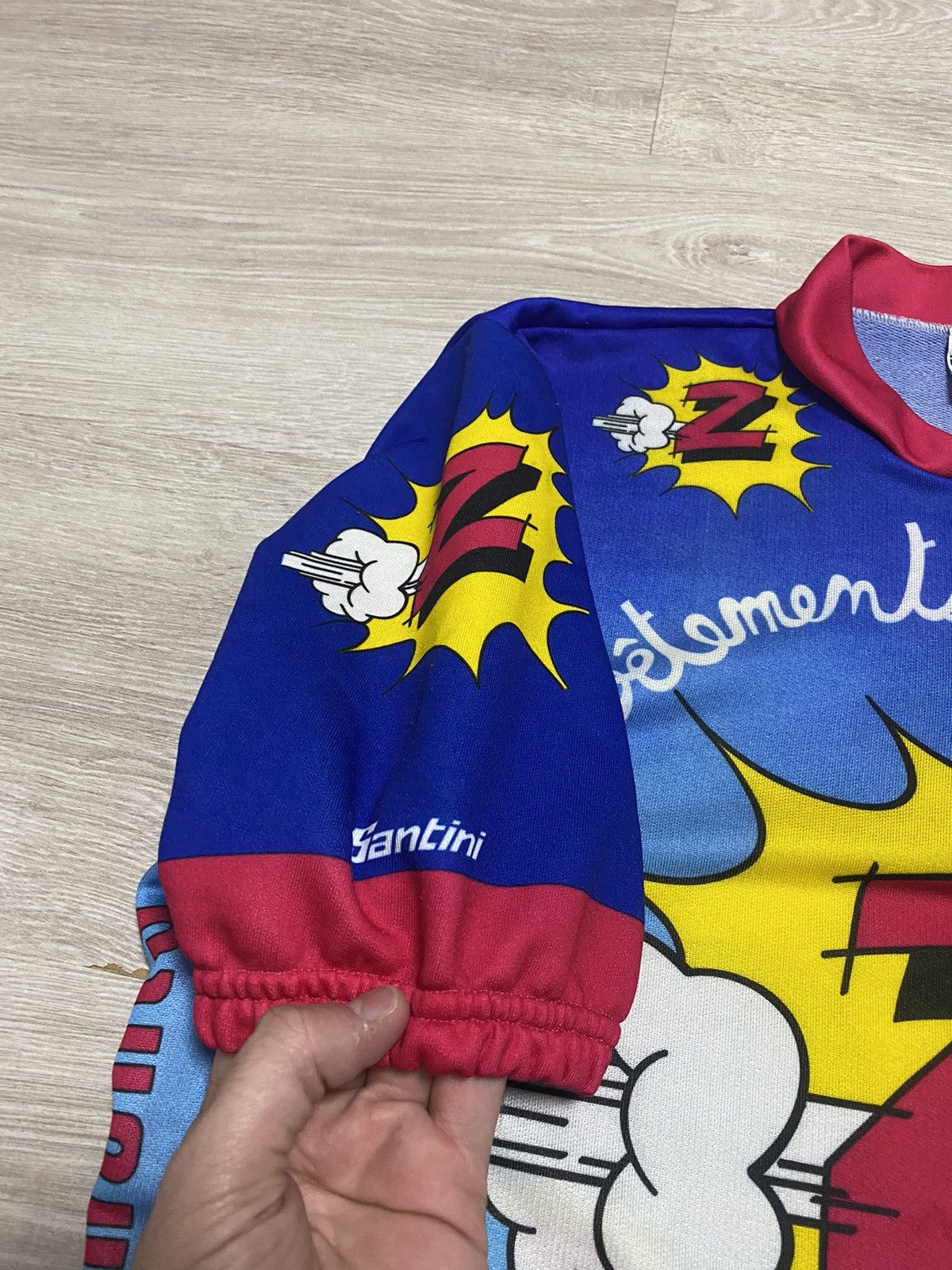 Vintage Santini Jersey Clothing Model Team Pro Tour Cycling Jersey Size US M / EU 48-50 / 2 - 7 Thumbnail