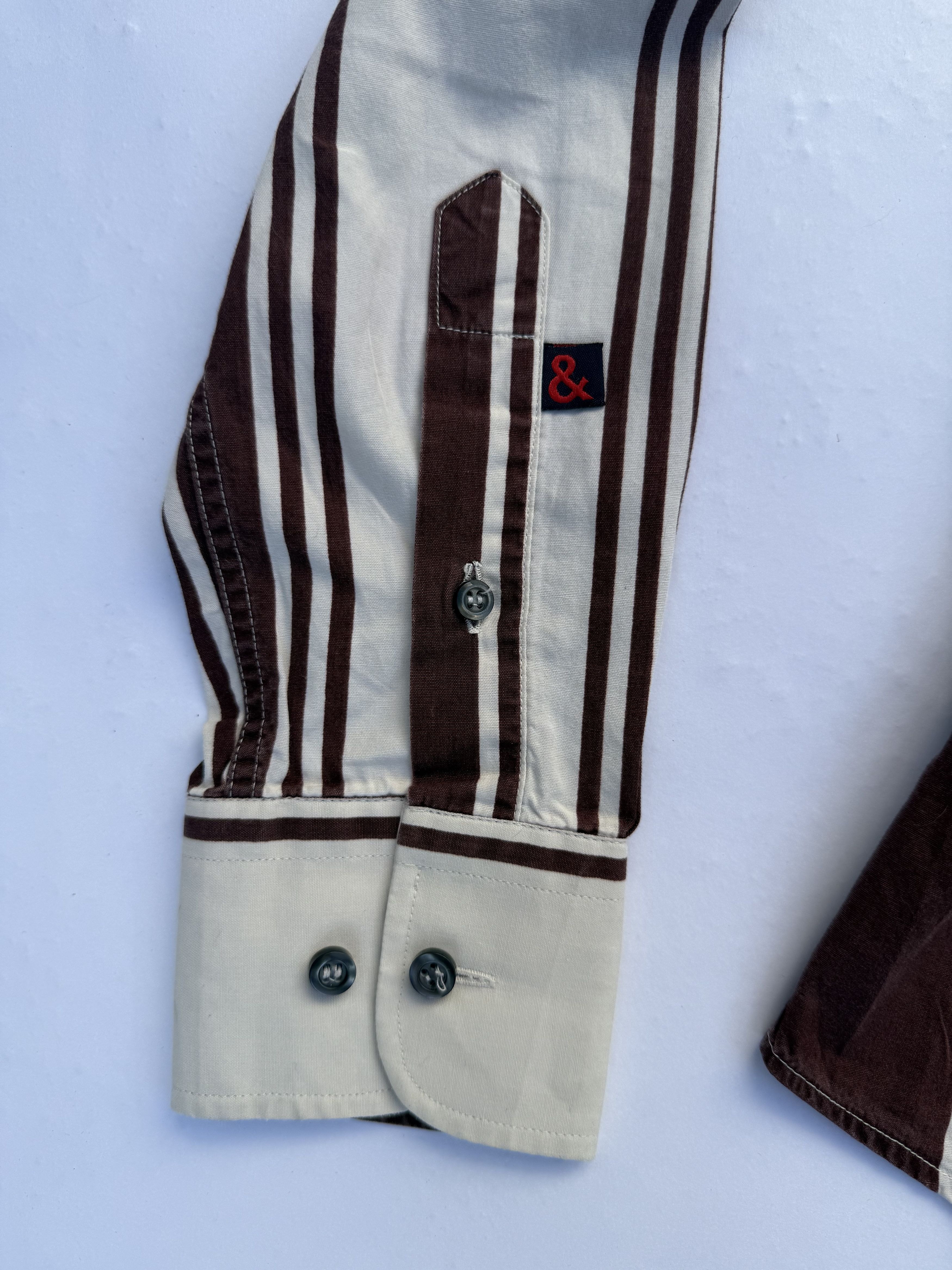 Dolce & Gabbana Vintage Women's Dolce & Gabbana Striped Shirt Size S / US 4 / IT 40 - 6 Thumbnail