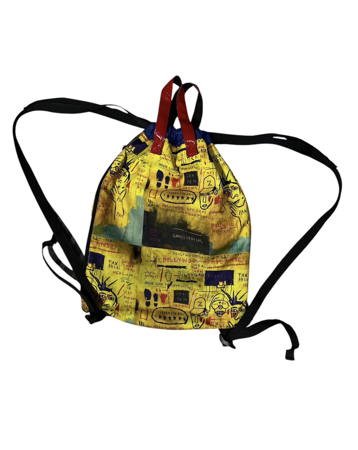 Jean-Michel Basquiat × Vintage Jean-Michel Basquiat Hollywood Africans Art Print Bagpack Size ONE SIZE - 2 Thumbnail