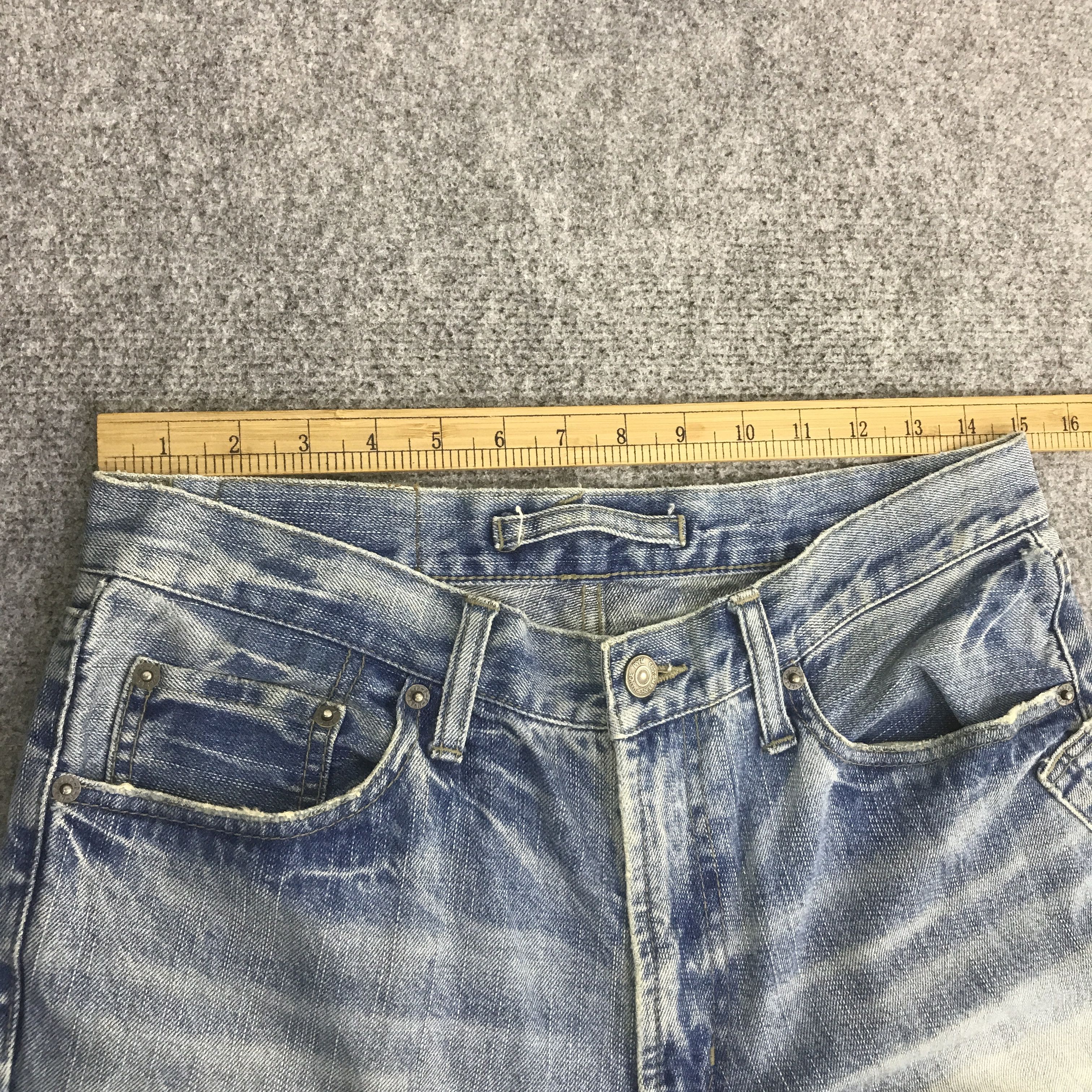 PPFM PPFM JAPAN RIPPE DISTRESSED DENIM PANTS K130B17 Size US 32 / EU 48 - 7 Thumbnail