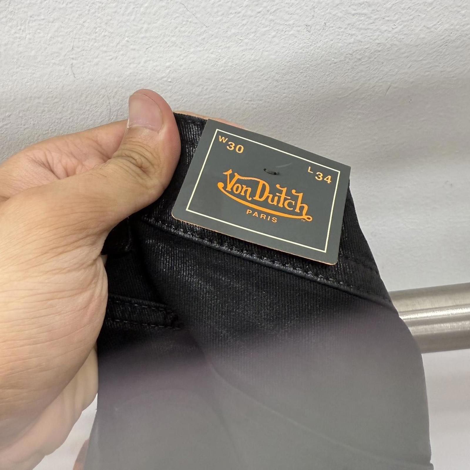 Von Dutch Von Dutch Paris Black Coated Pants Size 30x34 Size US 30 / EU 46 - 6 Thumbnail