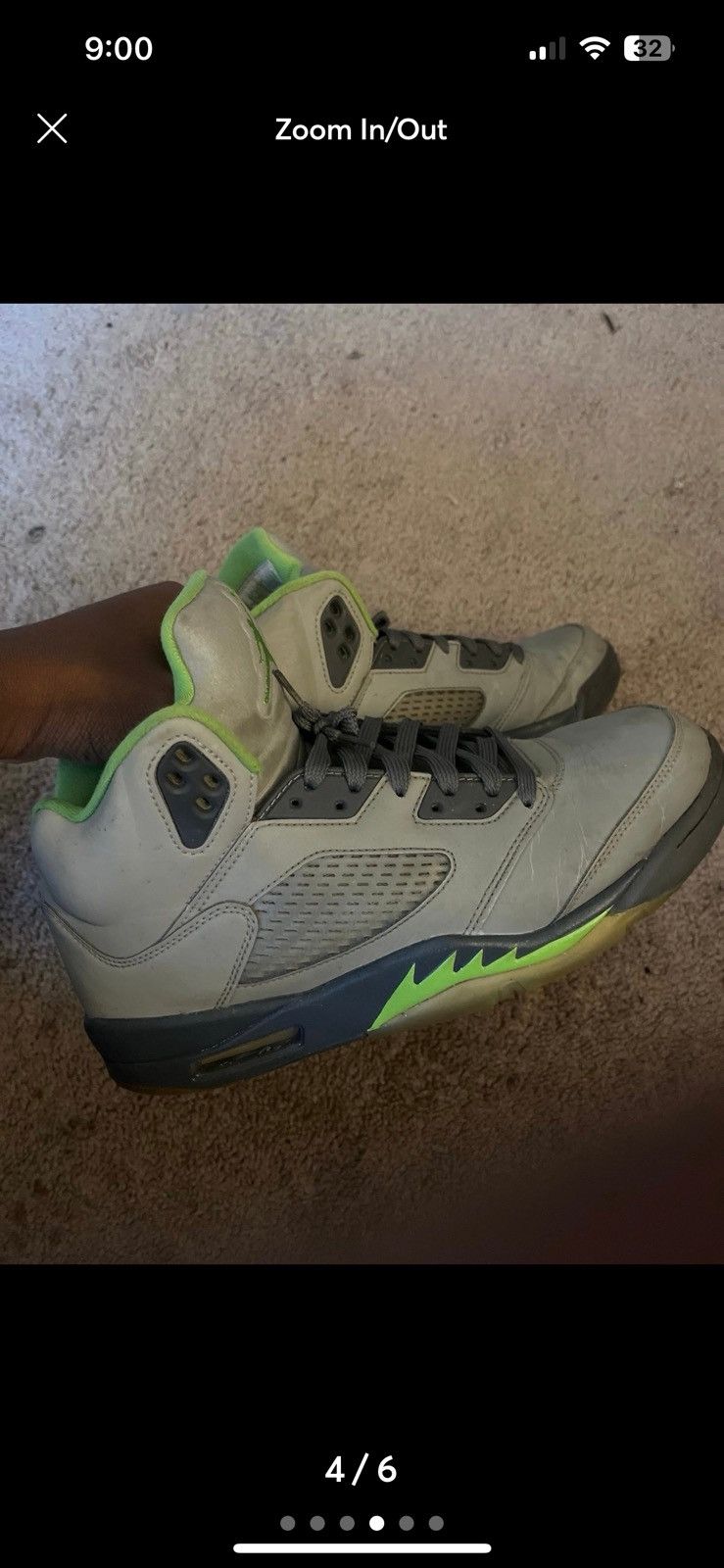 Jordan Brand jordan 5 green bean Size US 10 / EU 43 - 4 Thumbnail