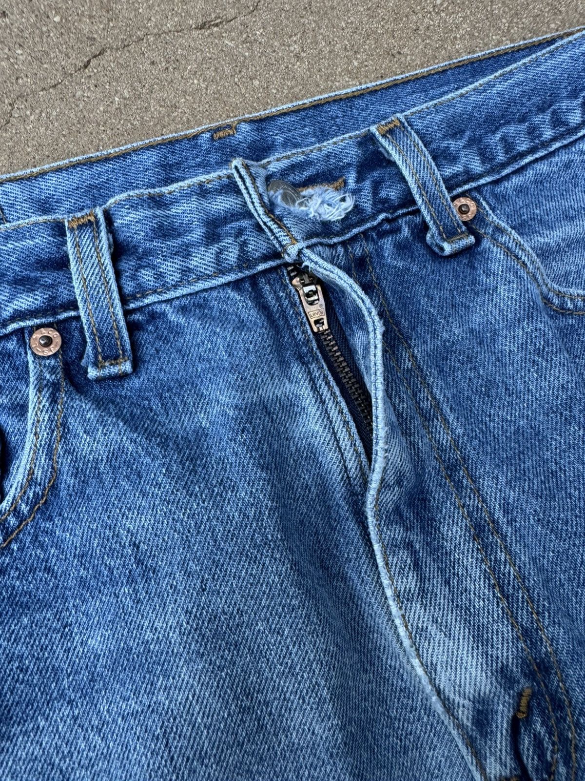 Levi's Vtg 90’s Levi’s 517 Red Tab Bootcut Flare Faded Jeans 32x30 Size US 32 / EU 48 - 5 Thumbnail