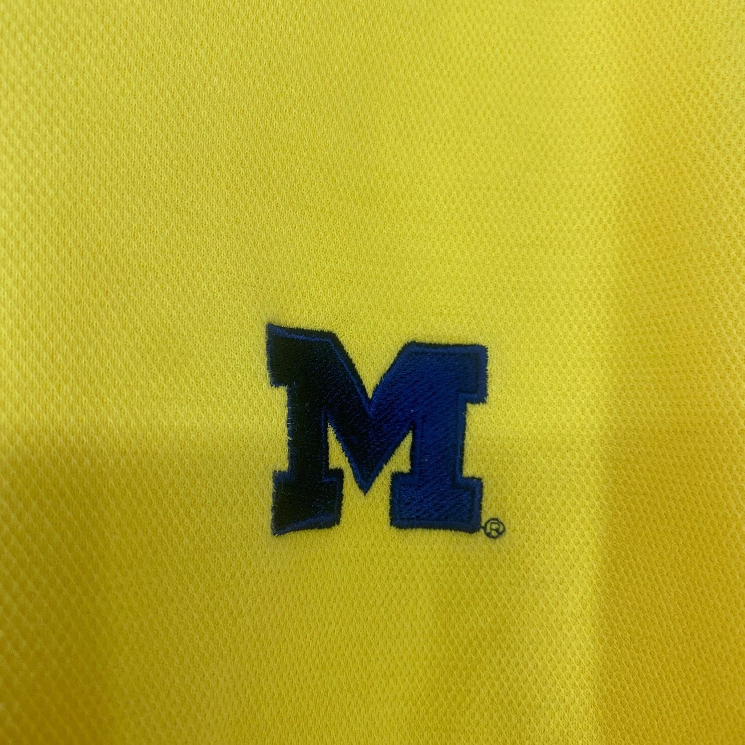 Nike NIKE Team UM Michigan maize Golf Polo men sz XL Size US XL / EU 56 / 4 - 5 Thumbnail