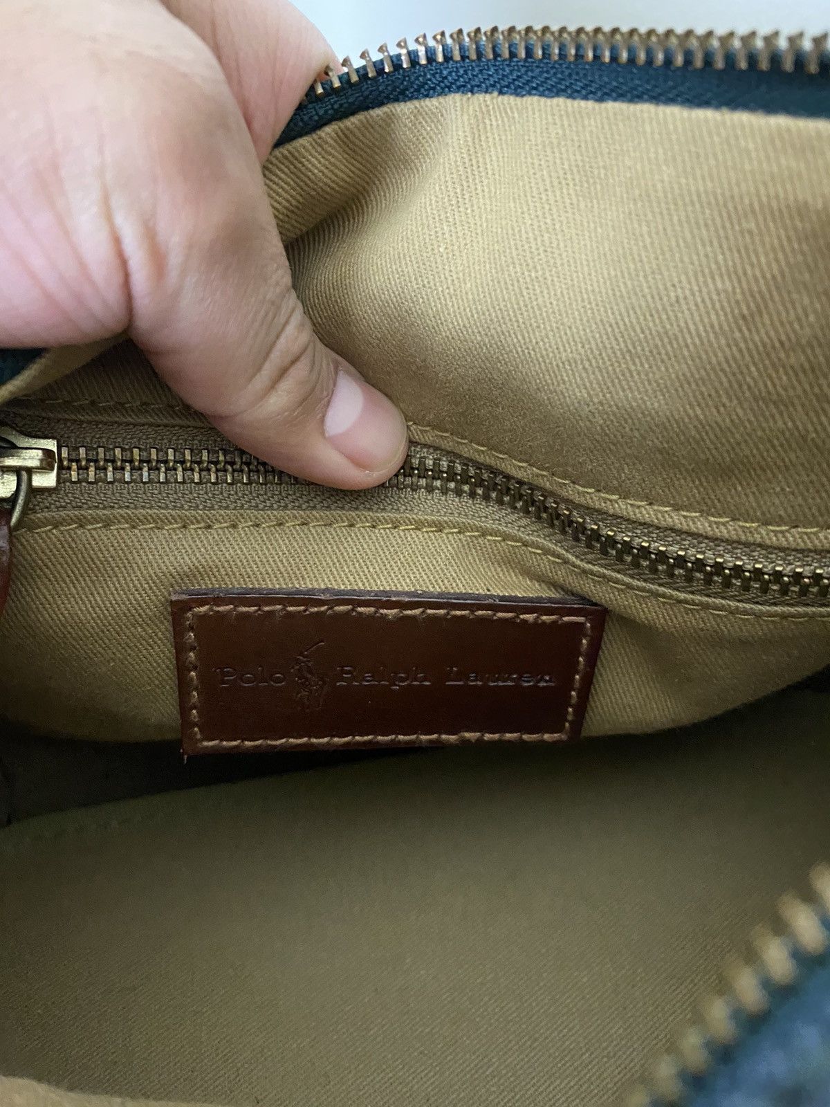Polo Ralph Lauren Rare Ralph Lauren Purse Mini Duffle Bag Boston Barrel Plaid Size ONE SIZE - 9 Thumbnail