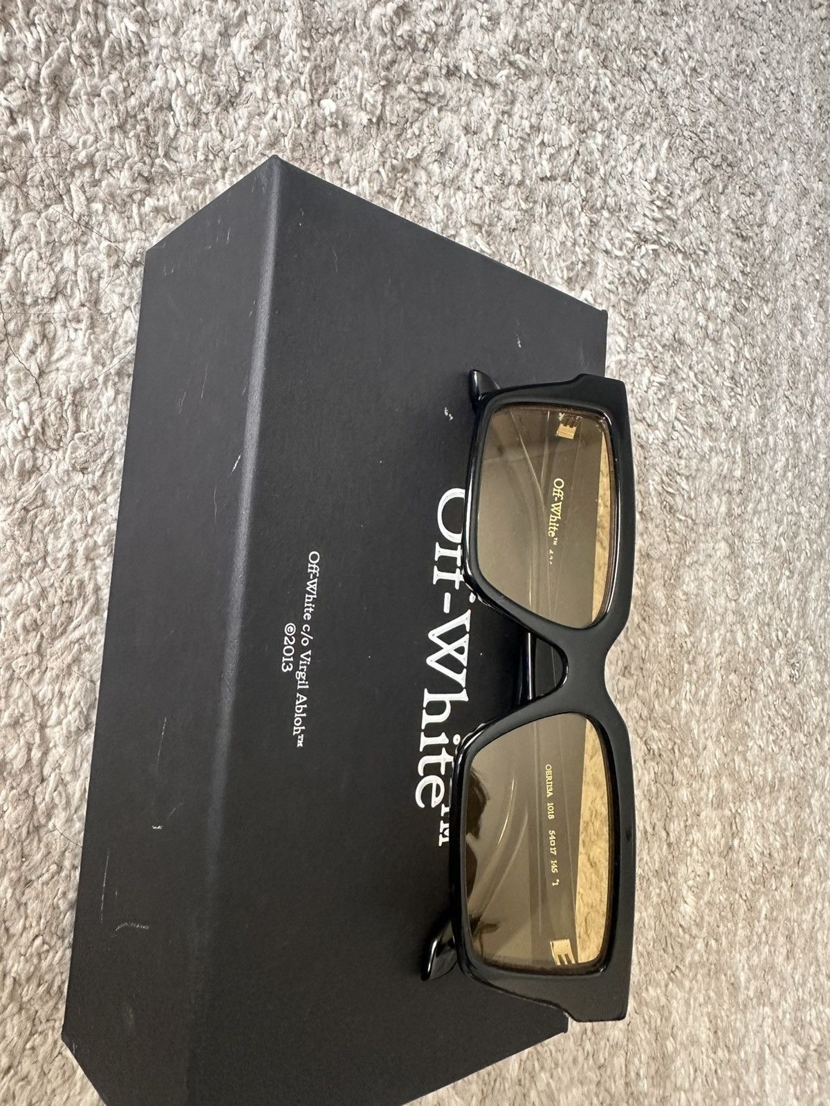 Off-White Off-White Virgil Abloh Square Sunglasses Size ONE SIZE - 6 Thumbnail