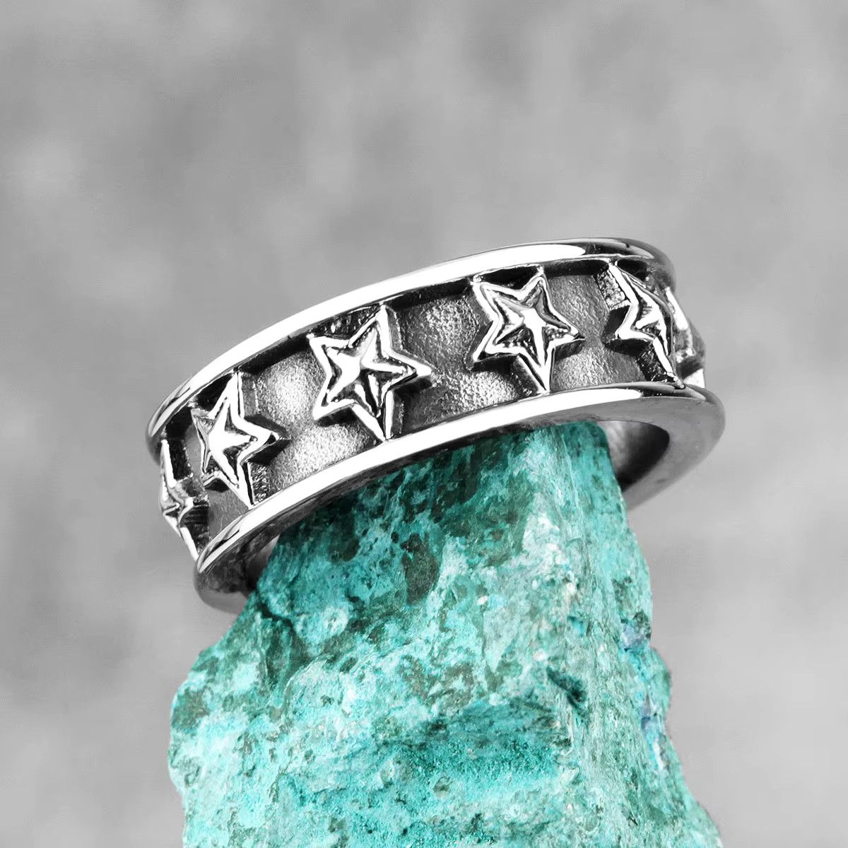 Jewelry All Star Stainless Steel Ring Size ONE SIZE - 1 Thumbnail