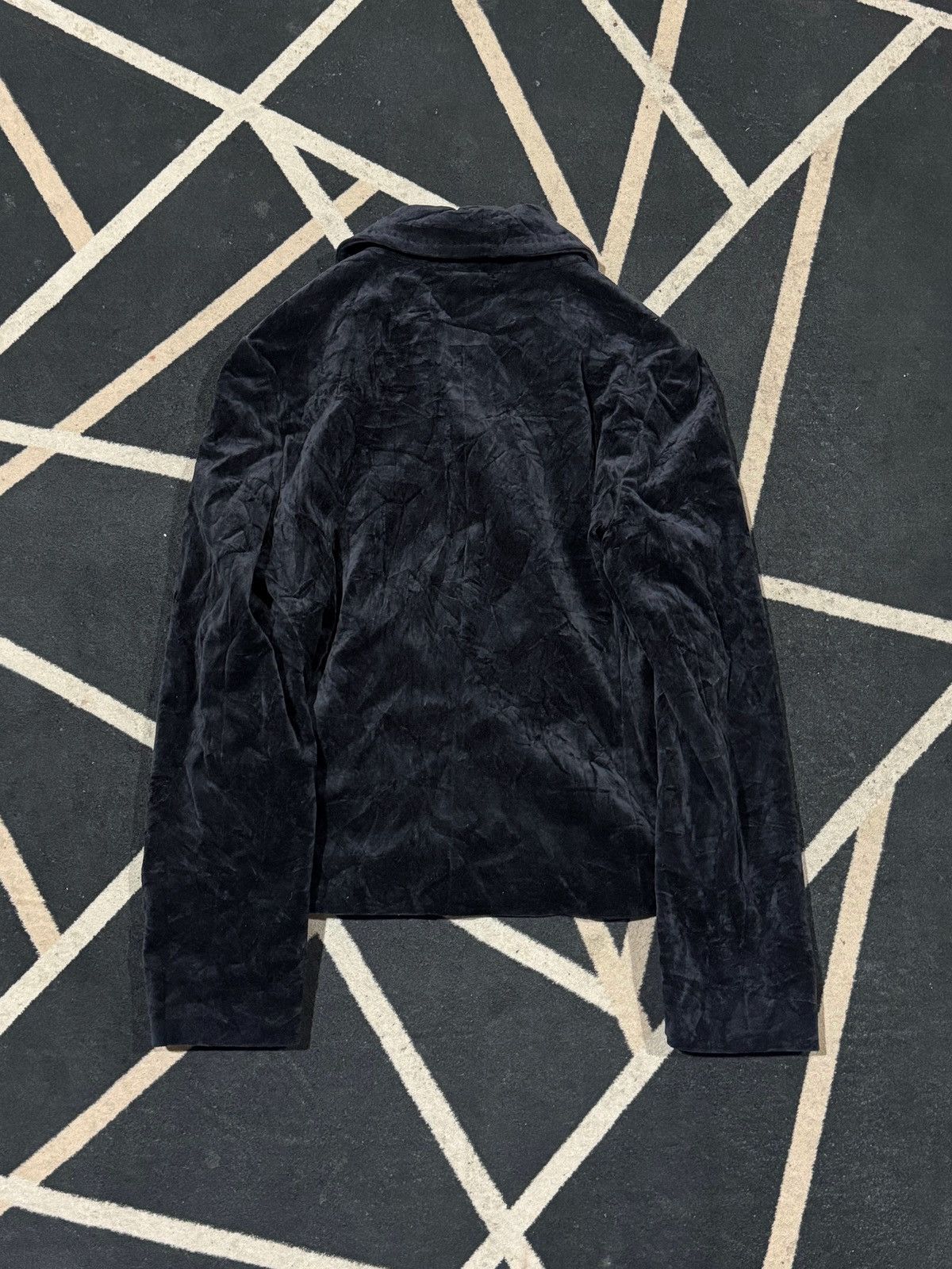 Yohji Yamamoto Yohji Yamamoto Double Breast Peacoat Velvet Jacket Size M / US 6-8 / IT 42-44 - 3 Thumbnail