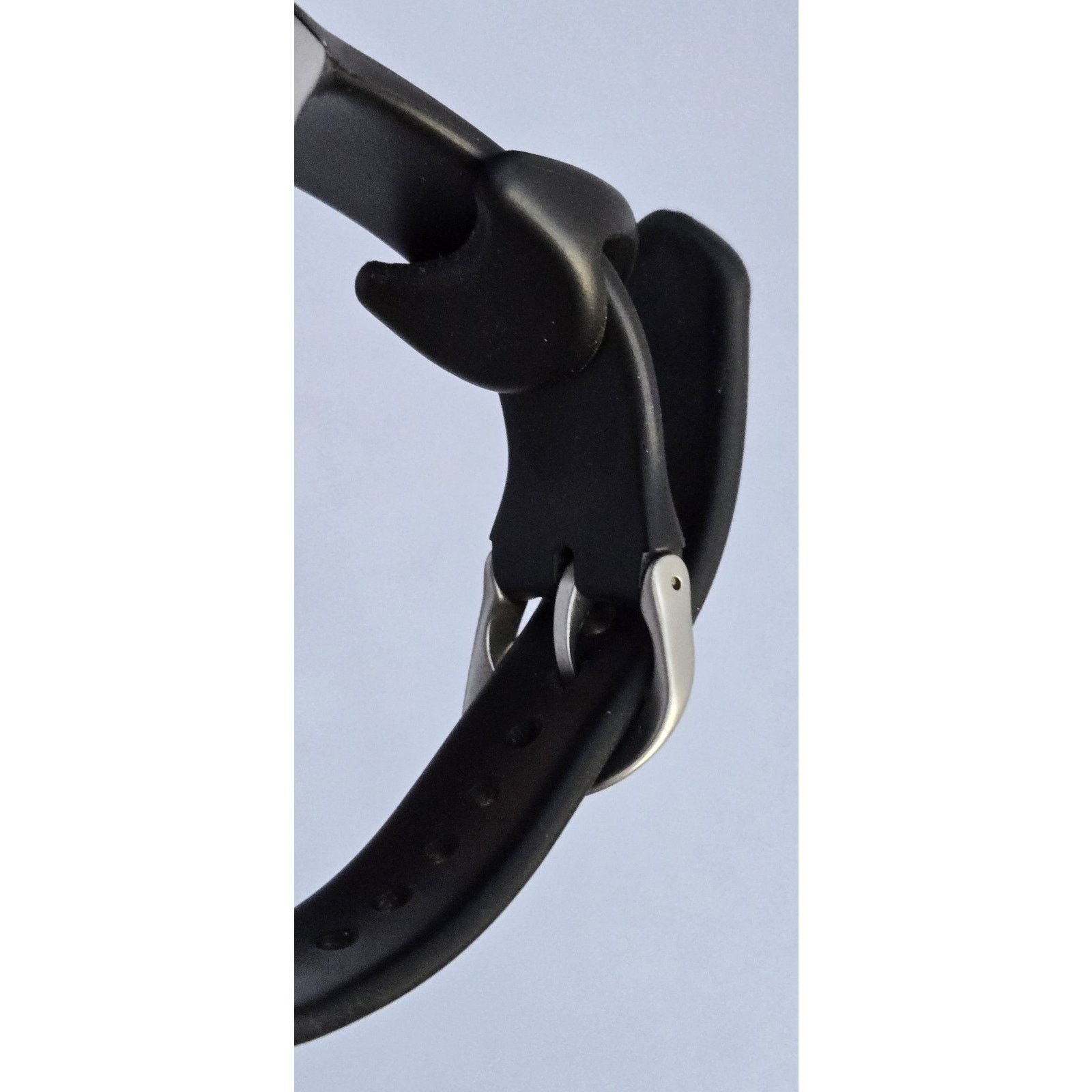 Oakley Vintage Oakley 1.0 Bullet Crush Watch Black Y2K Silver Face Size 30 - 12 Thumbnail