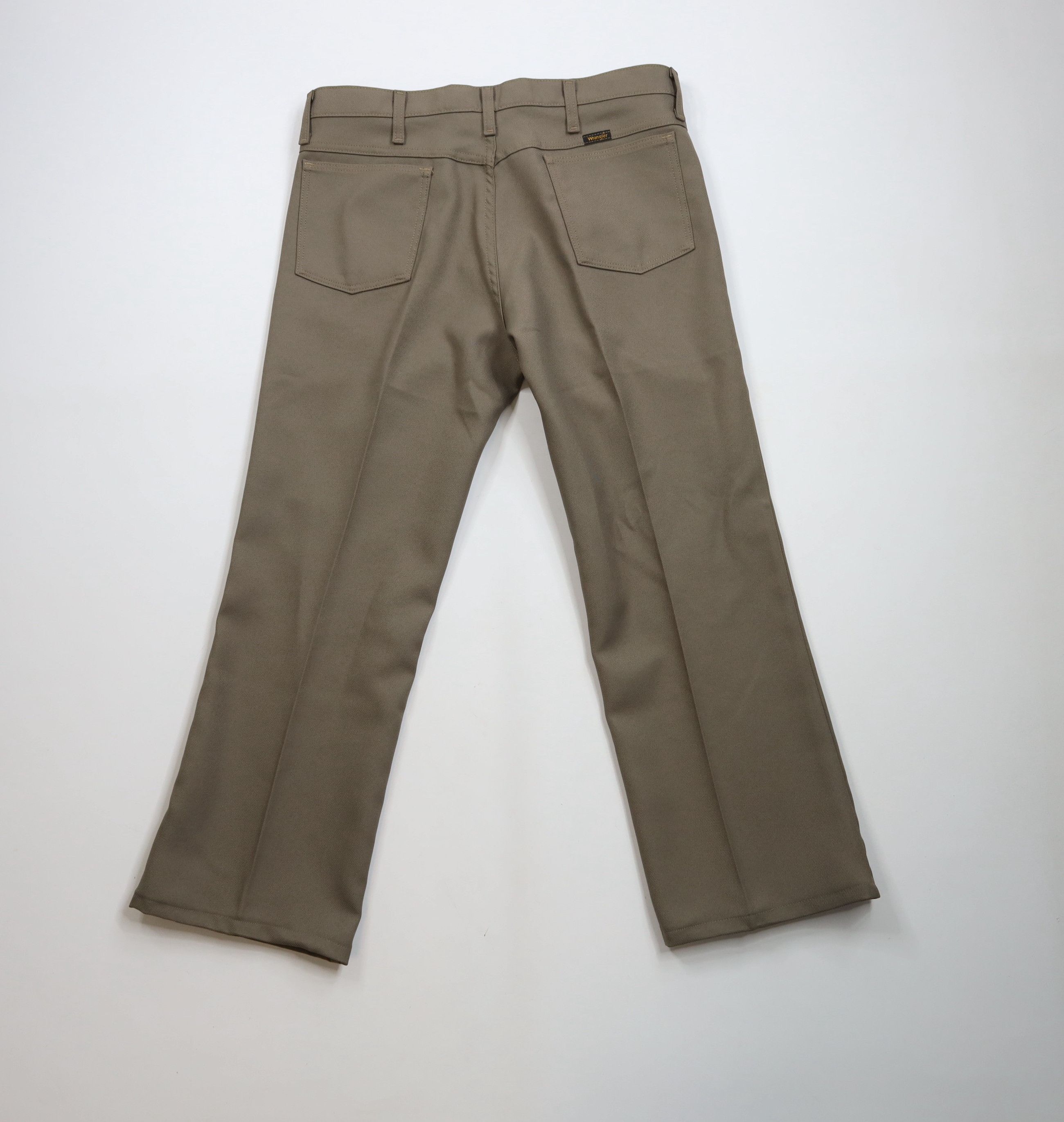 Vintage × Wrangler Vintage 90s Wrangler Cowboy Flared Wide Leg Knit Pants Size US 36 / EU 52 - 10 Thumbnail