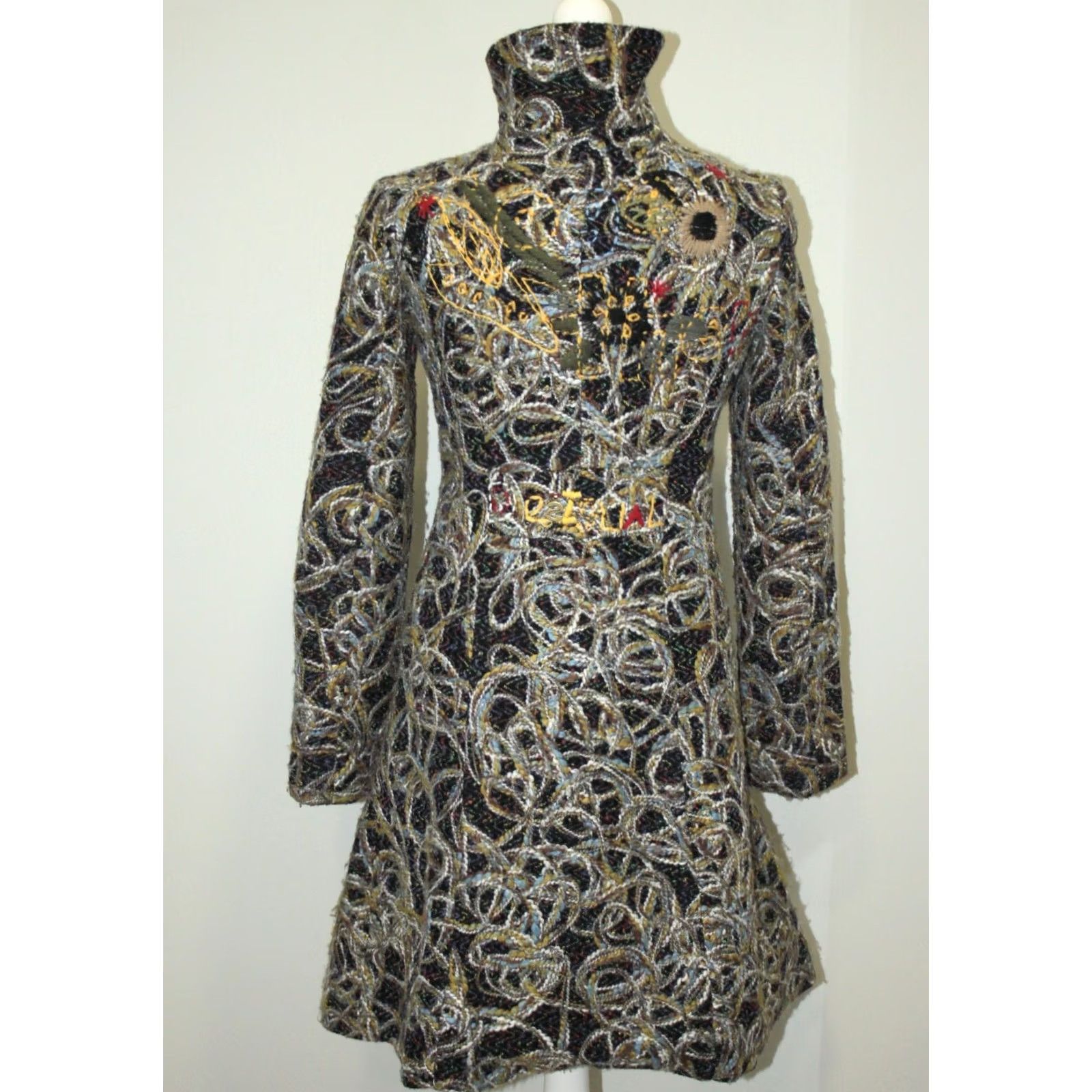 Desigual Desigual womens coat jacket Size 38 Multicoloured Size XS / US 0-2 / IT 36-38 - 4 Thumbnail