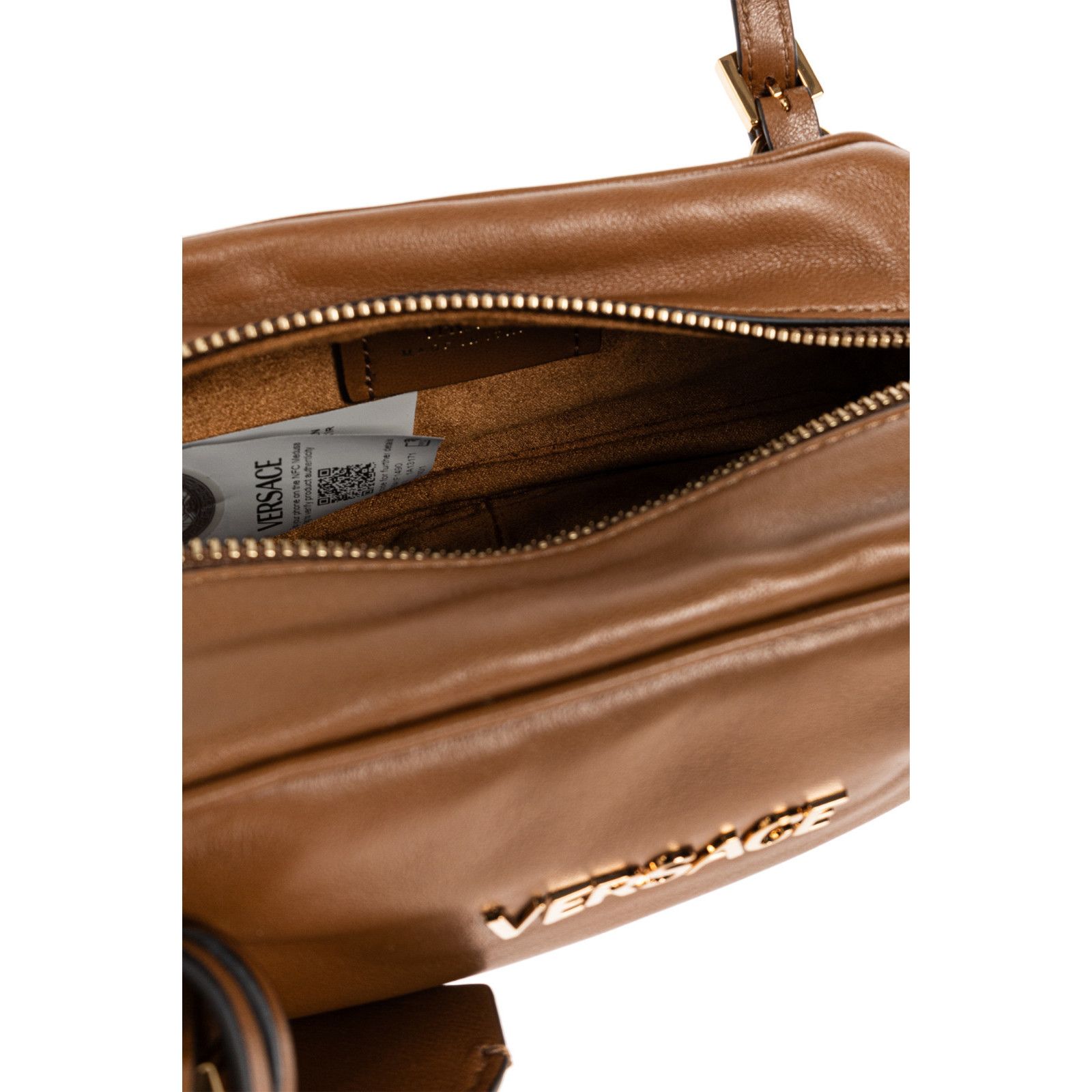 Versace VERSACE Tag Mini Brown Shoulder Bag New & Authentic Size ONE SIZE - 4 Thumbnail