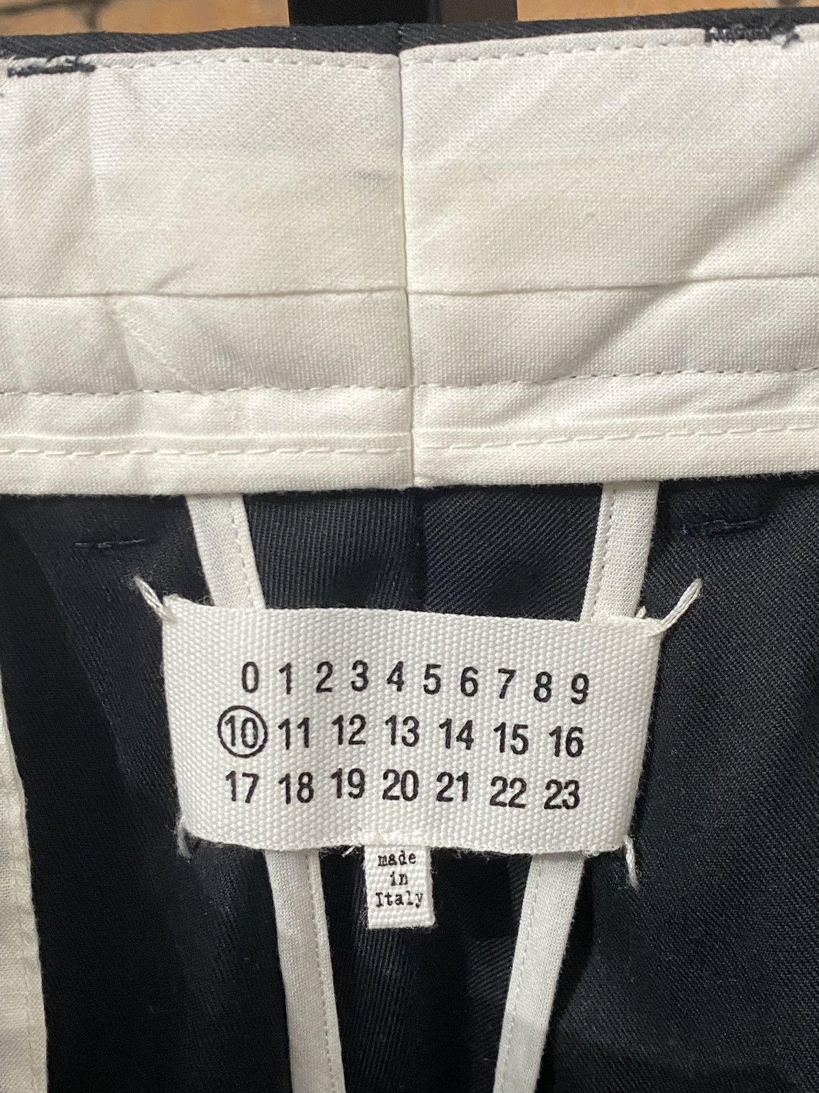 Maison Margiela FW19 DARK NAVY PANTS SNAP TROUSERS CHINOS TRACK WIDE LEG Size US 35 - 4 Thumbnail