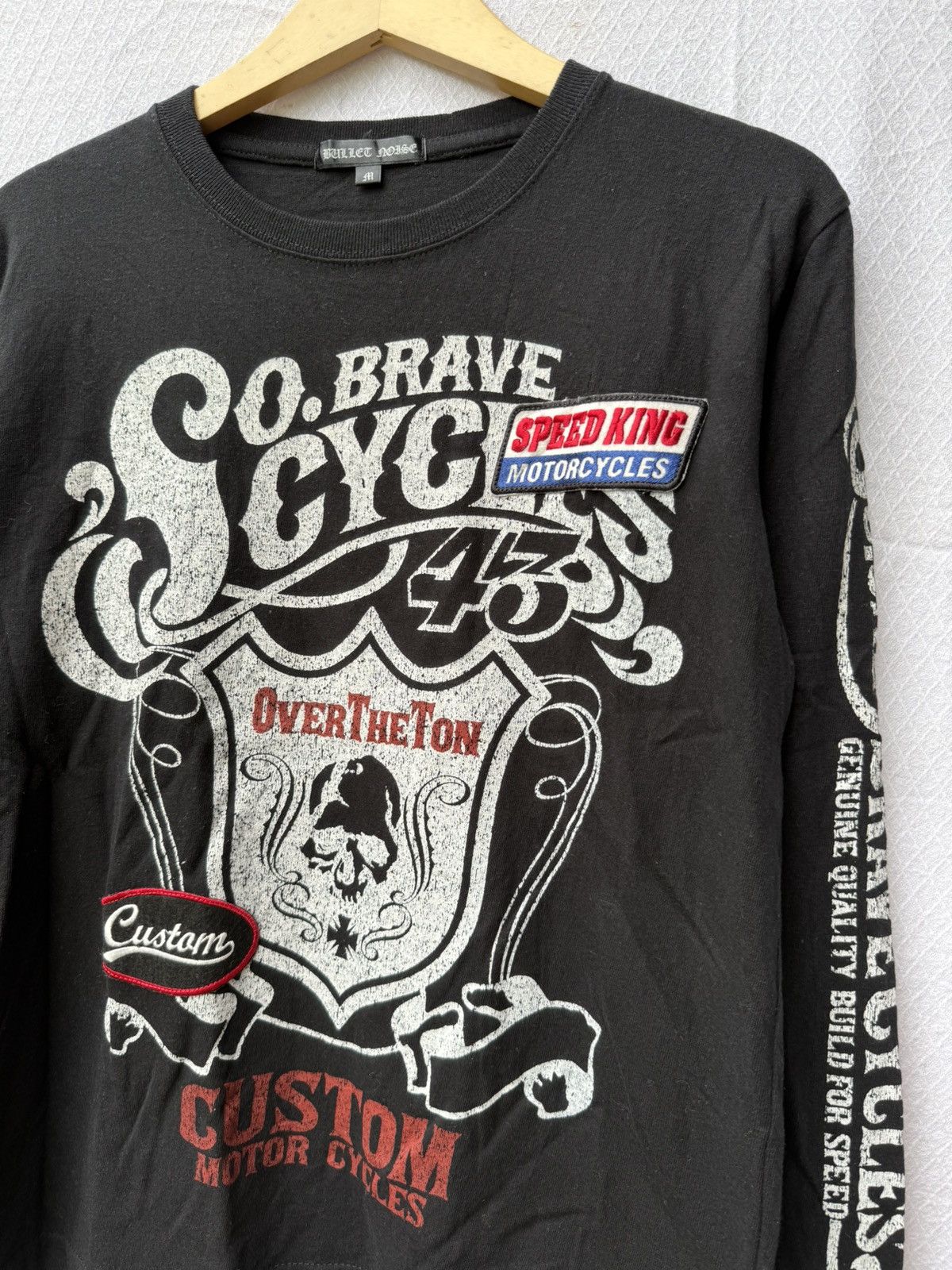 Japanese Brand 2000s - BULLET NOISE EMBROIDERY Size US M / EU 48-50 / 2 - 5 Thumbnail