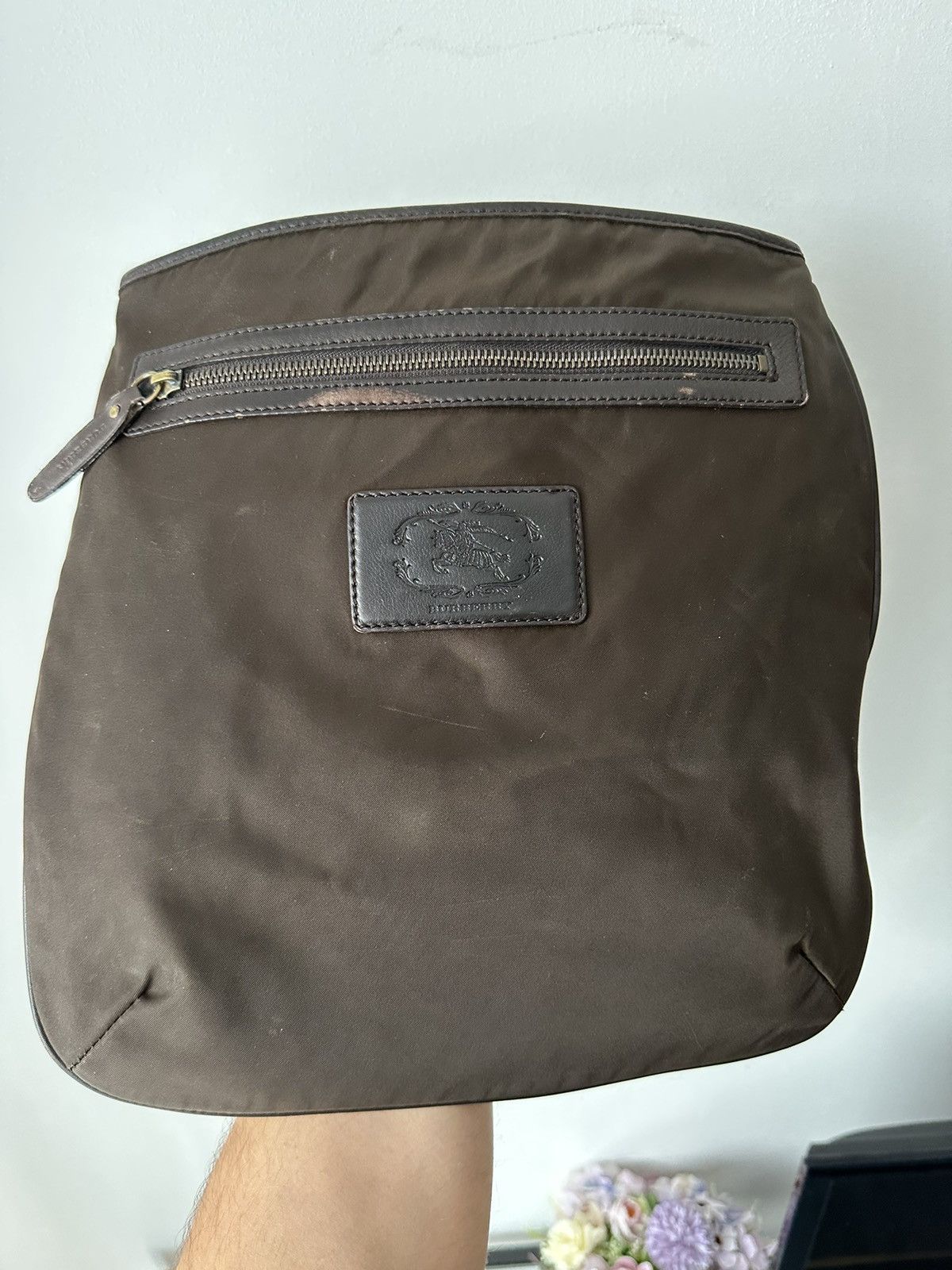 Burberry Burberry nylon brown crossbody bag Size ONE SIZE - 7 Thumbnail
