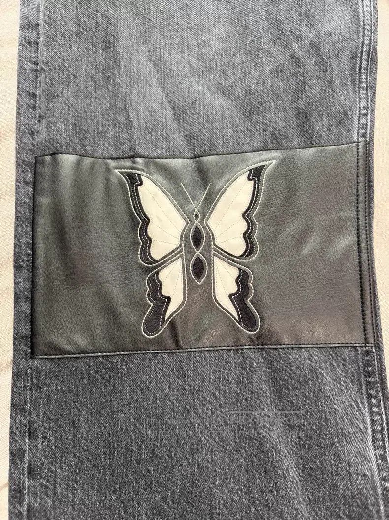 Our Legacy Our Legacy Butterfly Patch Denim Pants Size US 34 / EU 50 - 2 Thumbnail