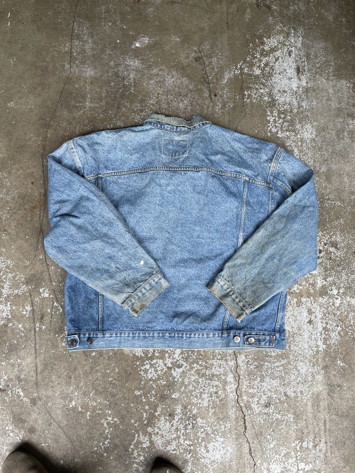 Vintage Vintage 90s Denim Jacket Workwear Size US XL / EU 56 / 4 - 6 Thumbnail