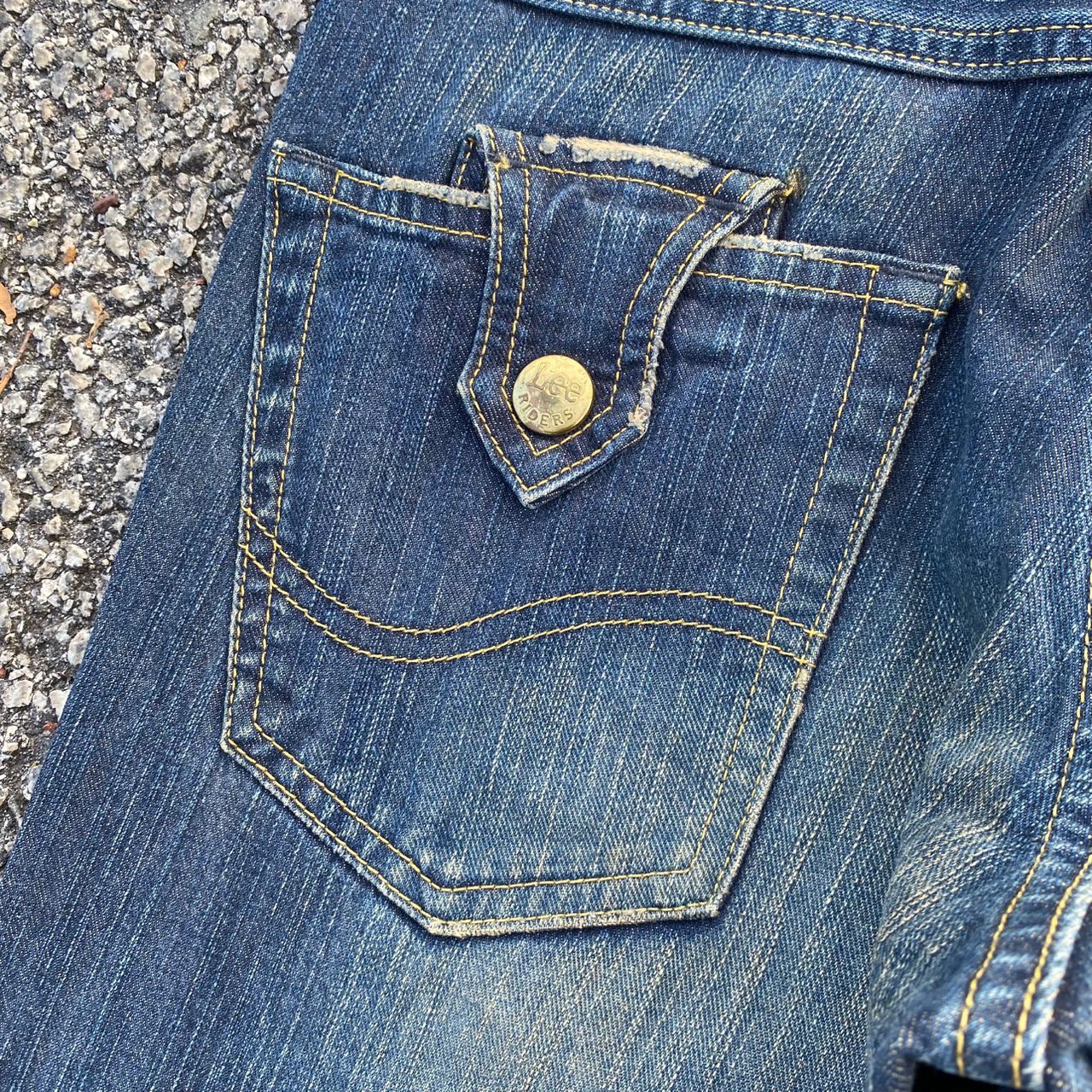 Lee 💥Flare💥Vintage Lee Riders Distressed Denim Size US 32 / EU 48 - 15 Thumbnail