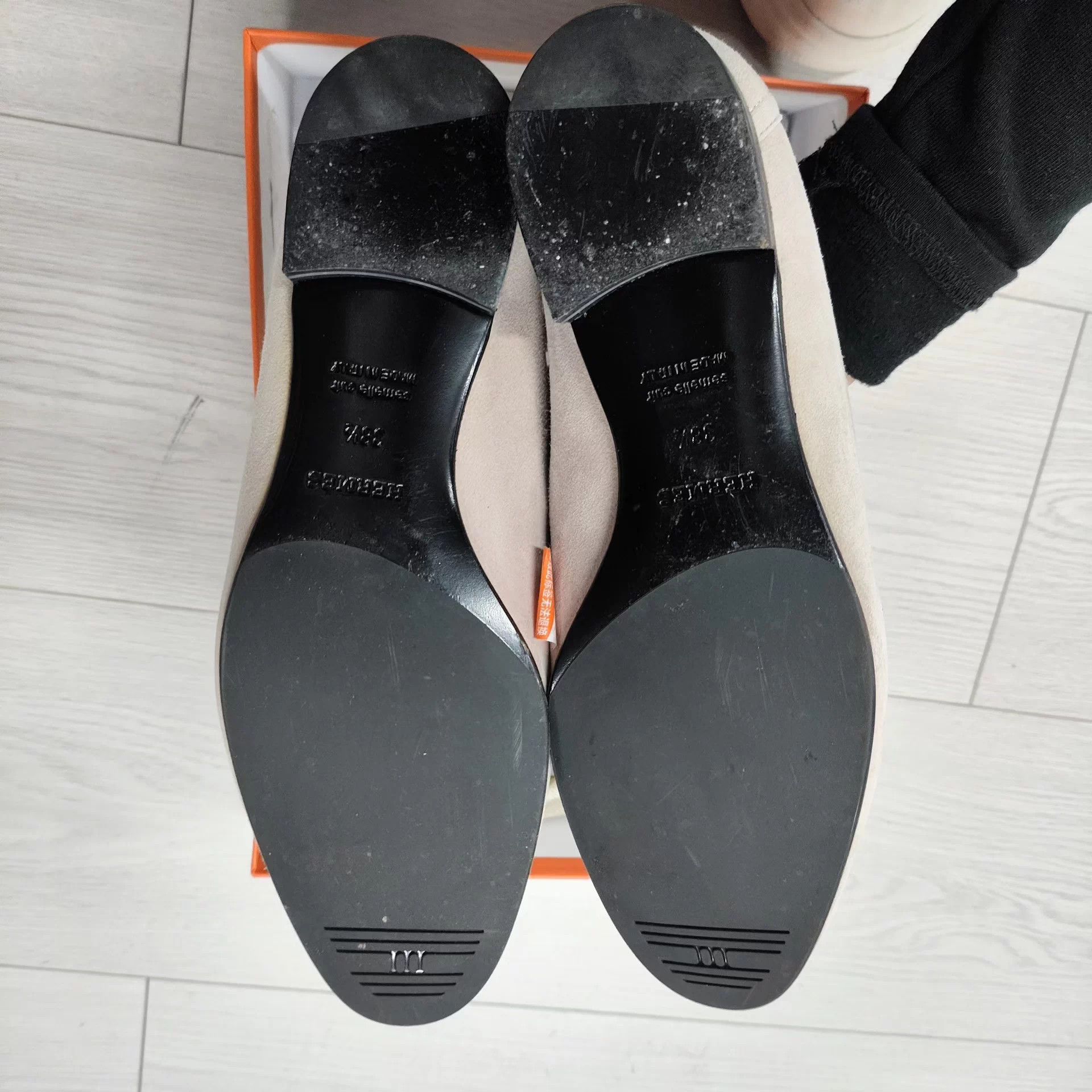 Hermes Hermès Pink Leather Loafers EUR 38.5 Size US 7.5 / IT 37.5 - 2 Thumbnail