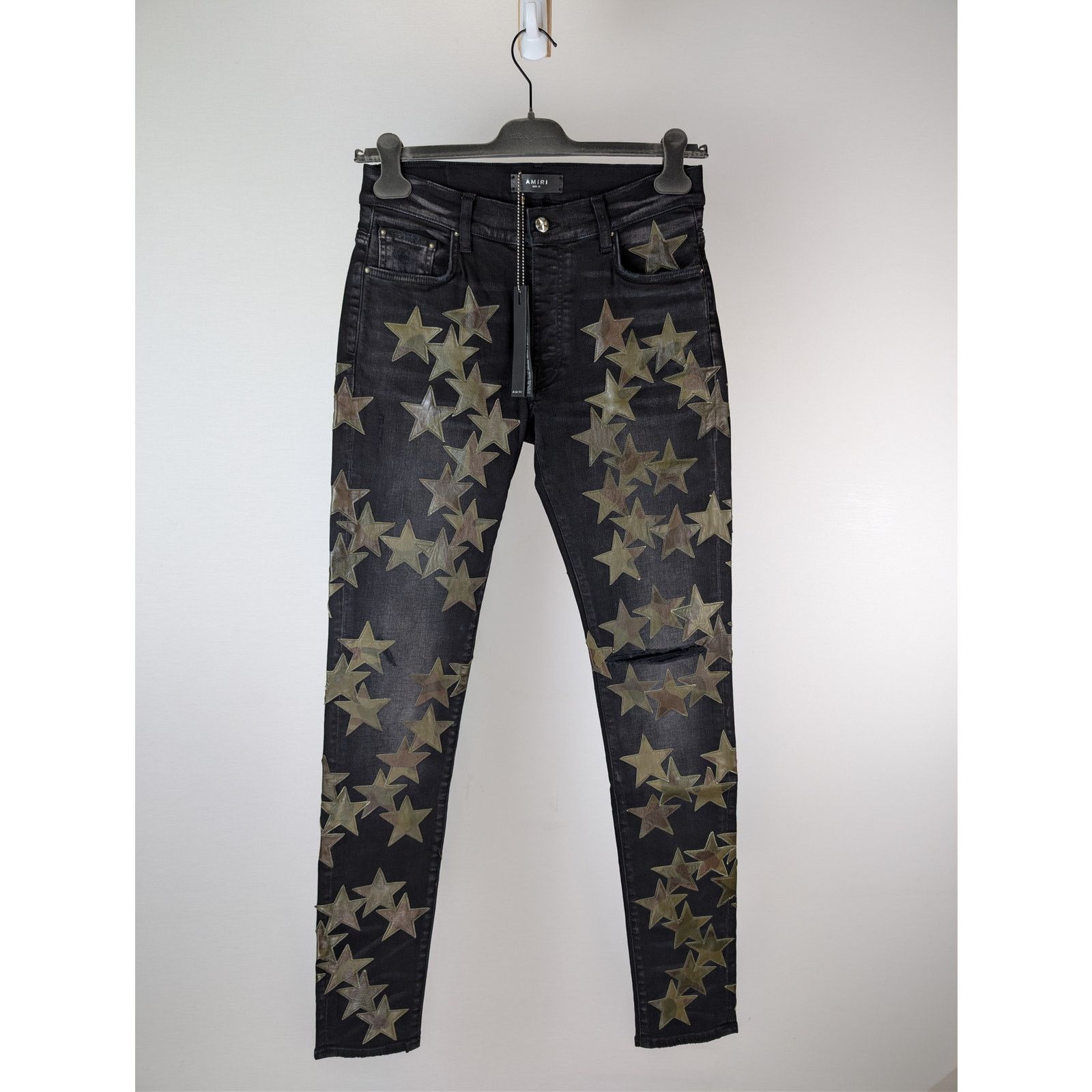 Amiri o1rshd1 Q:2 / Chemist Jean Denim Jeans in Aged Black 34 Size US 34 / EU 50 - 1 Thumbnail