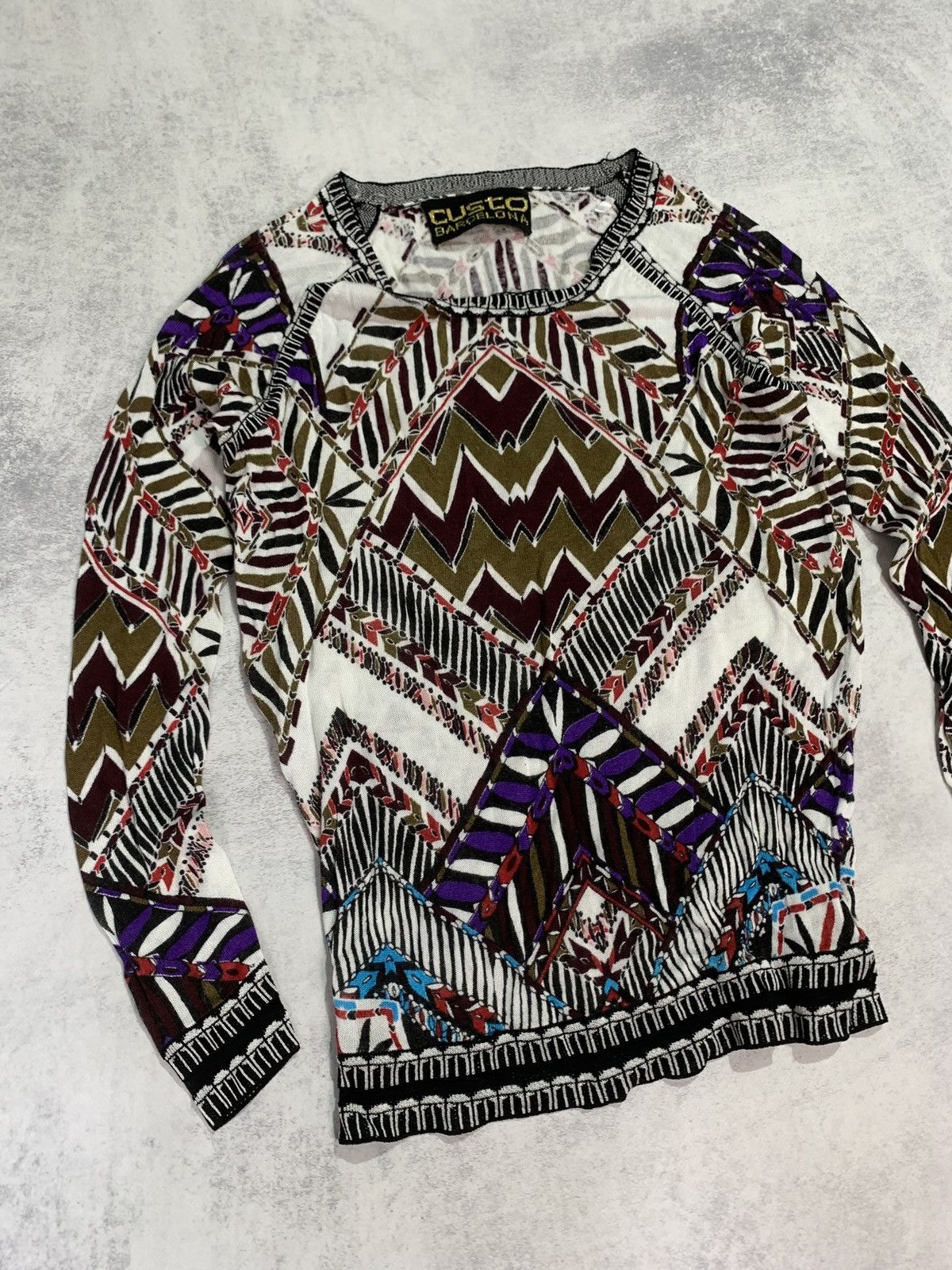 Custo Barcelona Custo Barcelona rare avant-garde woman longsleeve Size S / US 4 / IT 40 - 2 Thumbnail
