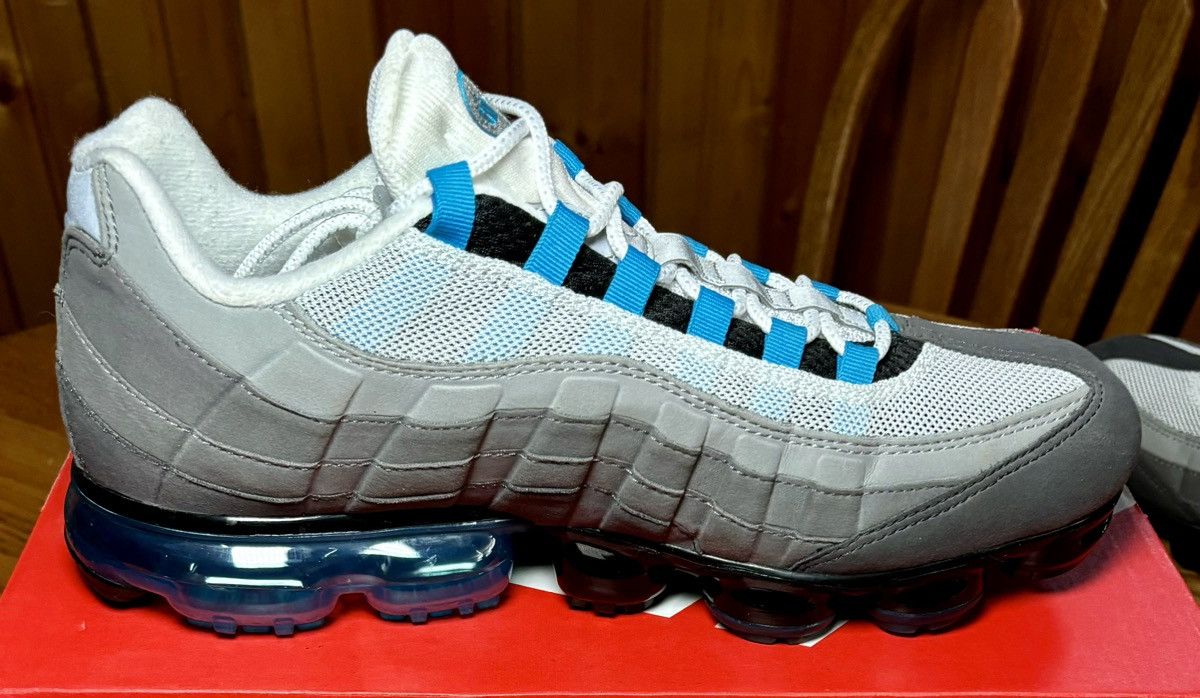 Nike Nike Air VaporMax 95 - Black/Neo Turquoise Size US 12 / EU 45 - 6 Thumbnail