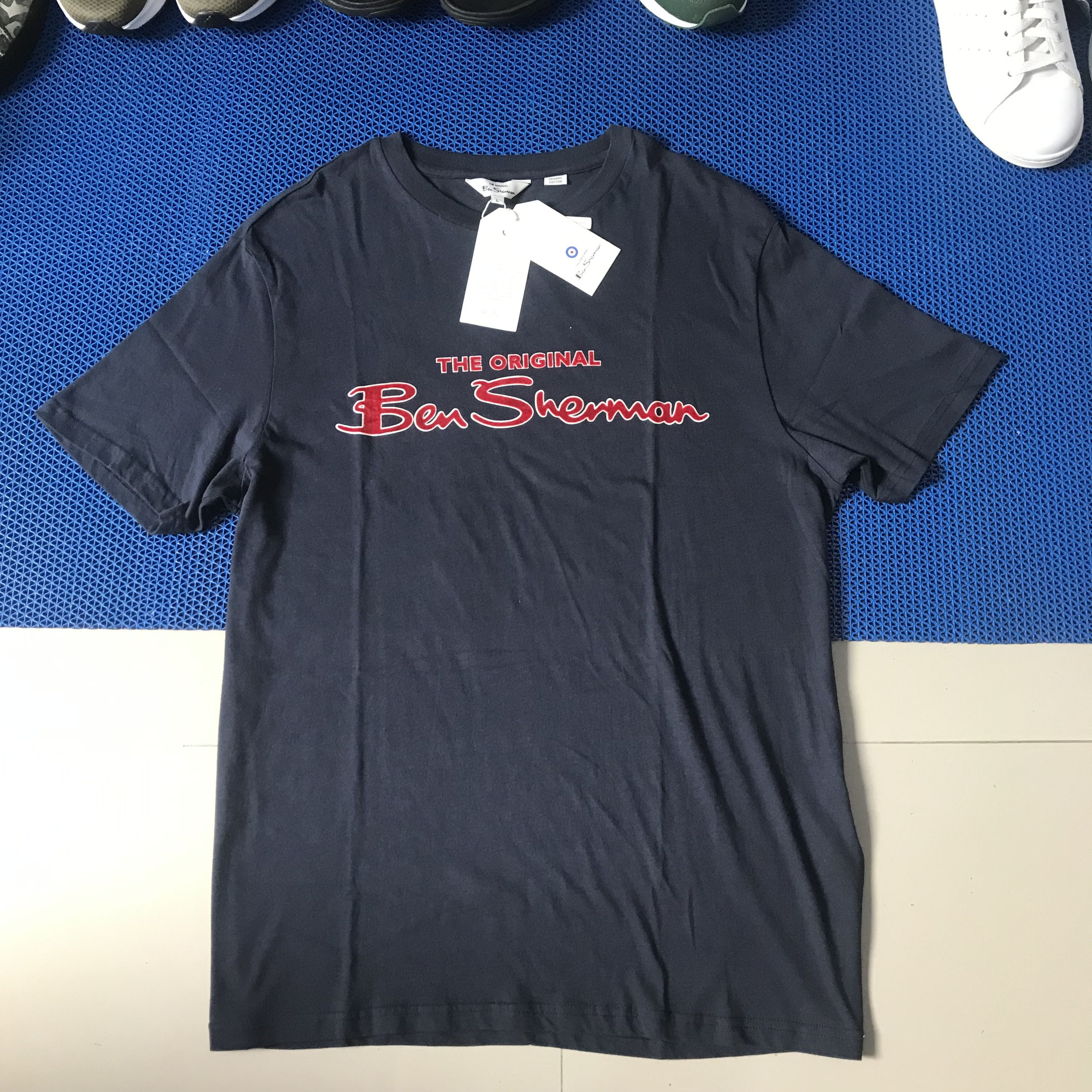 Ben Sherman Ben Sherman Ben Sherman Signature Logo Print T-Shirt Navy Size US L / EU 52-54 / 3 - 2 Thumbnail