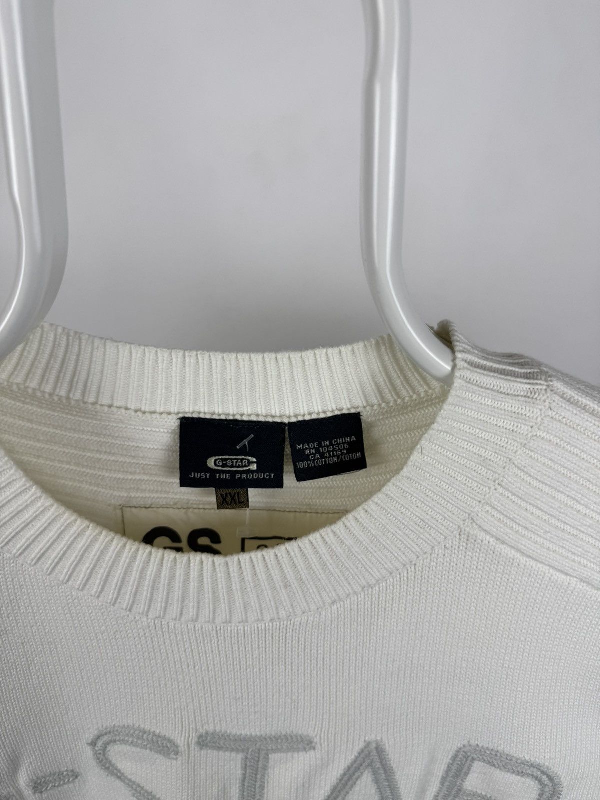 G-Star G -Star Big Logo Cotton Jumper Parker R 01 Knit L/S Size US XXL / EU 58 / 5 - 4 Thumbnail