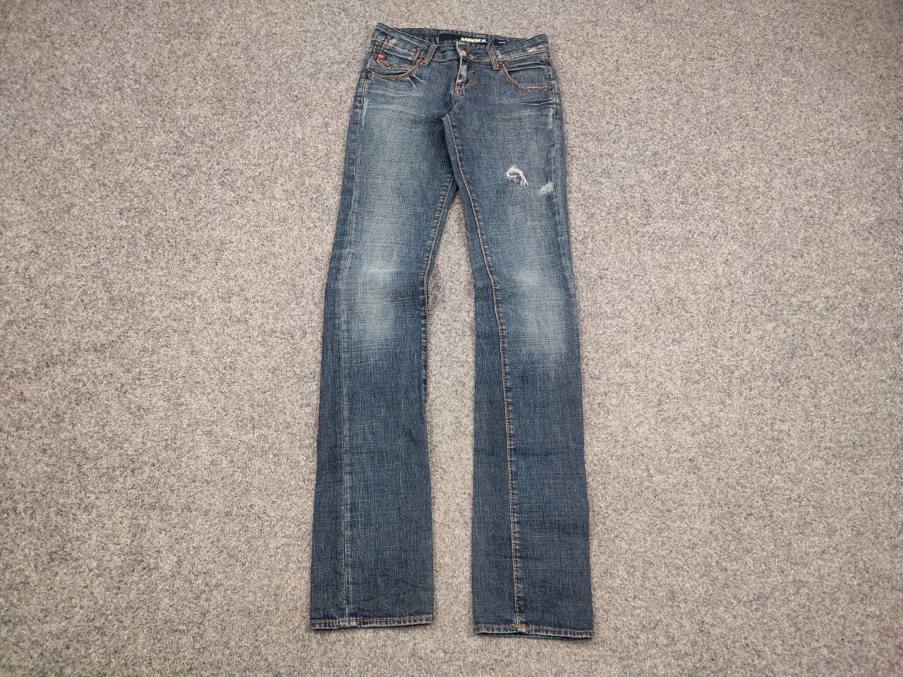 Miss Sixty Vintage Miss Sixty Logo Eden Faded Denim Jeans Y2K Style Size 24" / US 00 / IT 34 - 3 Thumbnail