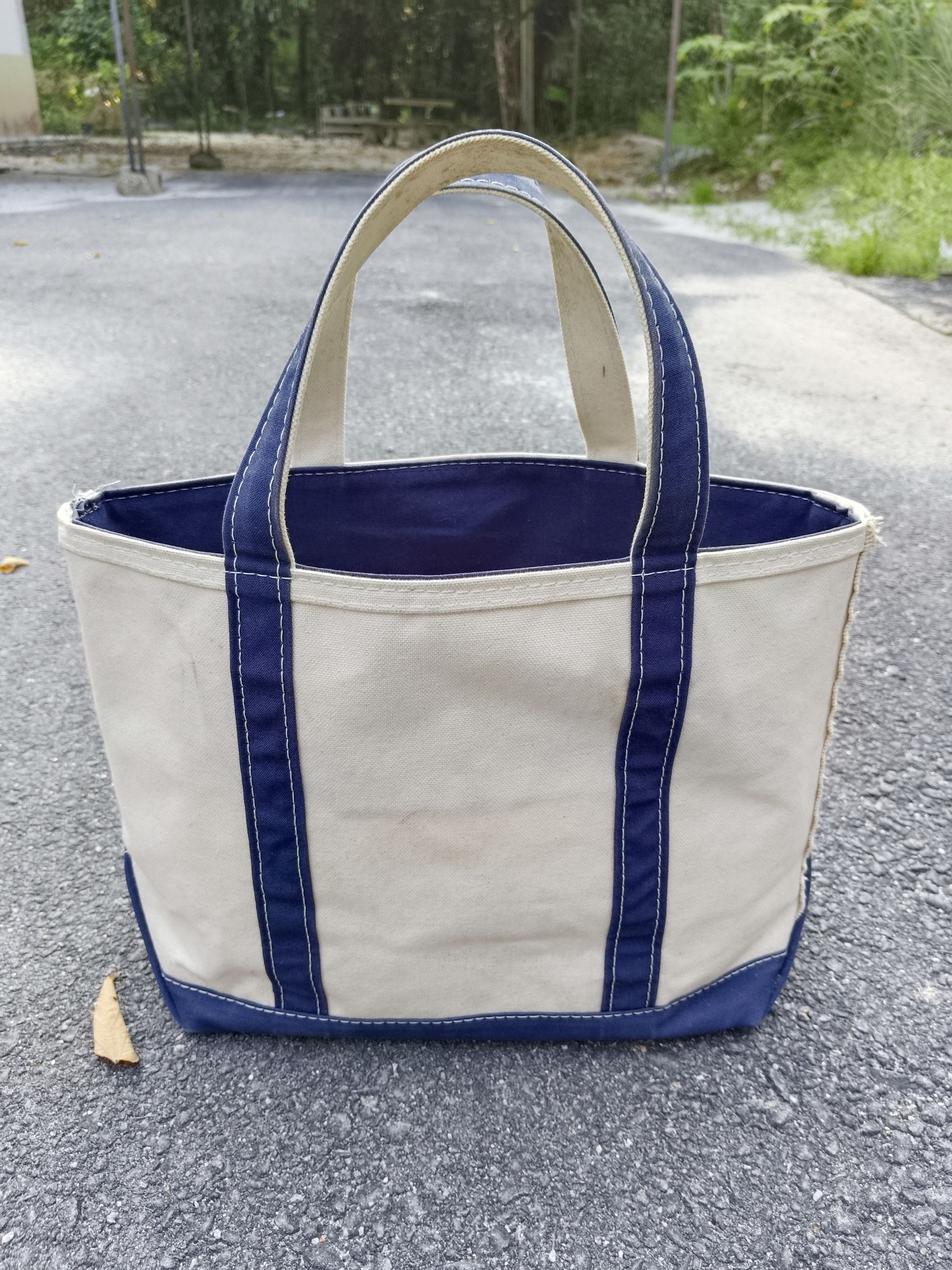 L.L. Bean VINTAGE 70s L.L BEAN TWO TONE HUGE TOTE BAG Size ONE SIZE - 3 Thumbnail