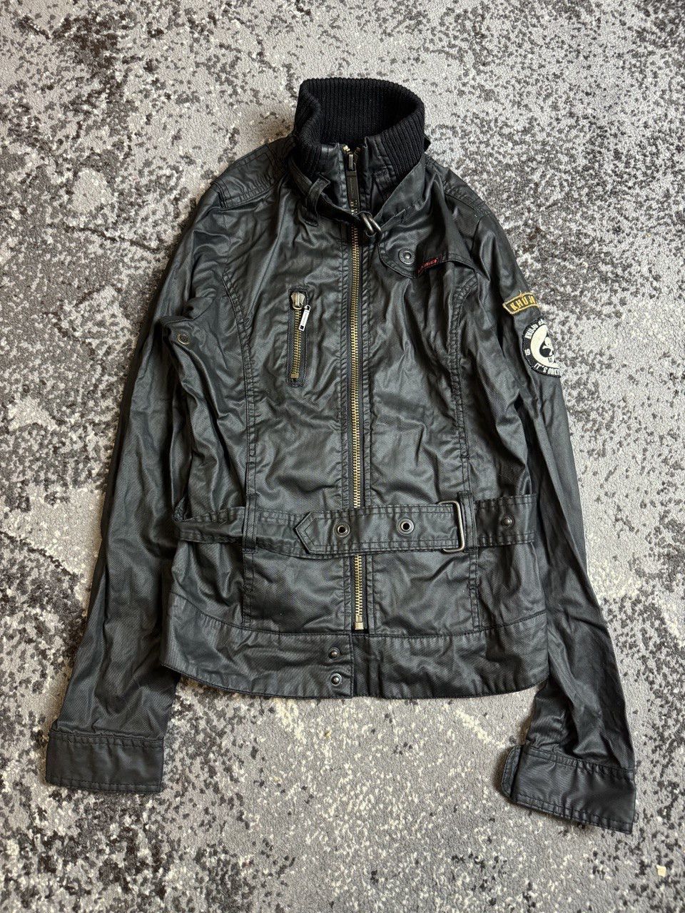 Vintage × khujo Vintage Y2K Khujo Motorcycle Collar Avantgarde Jacket Size US S / EU 44-46 / 1 - 1 Thumbnail