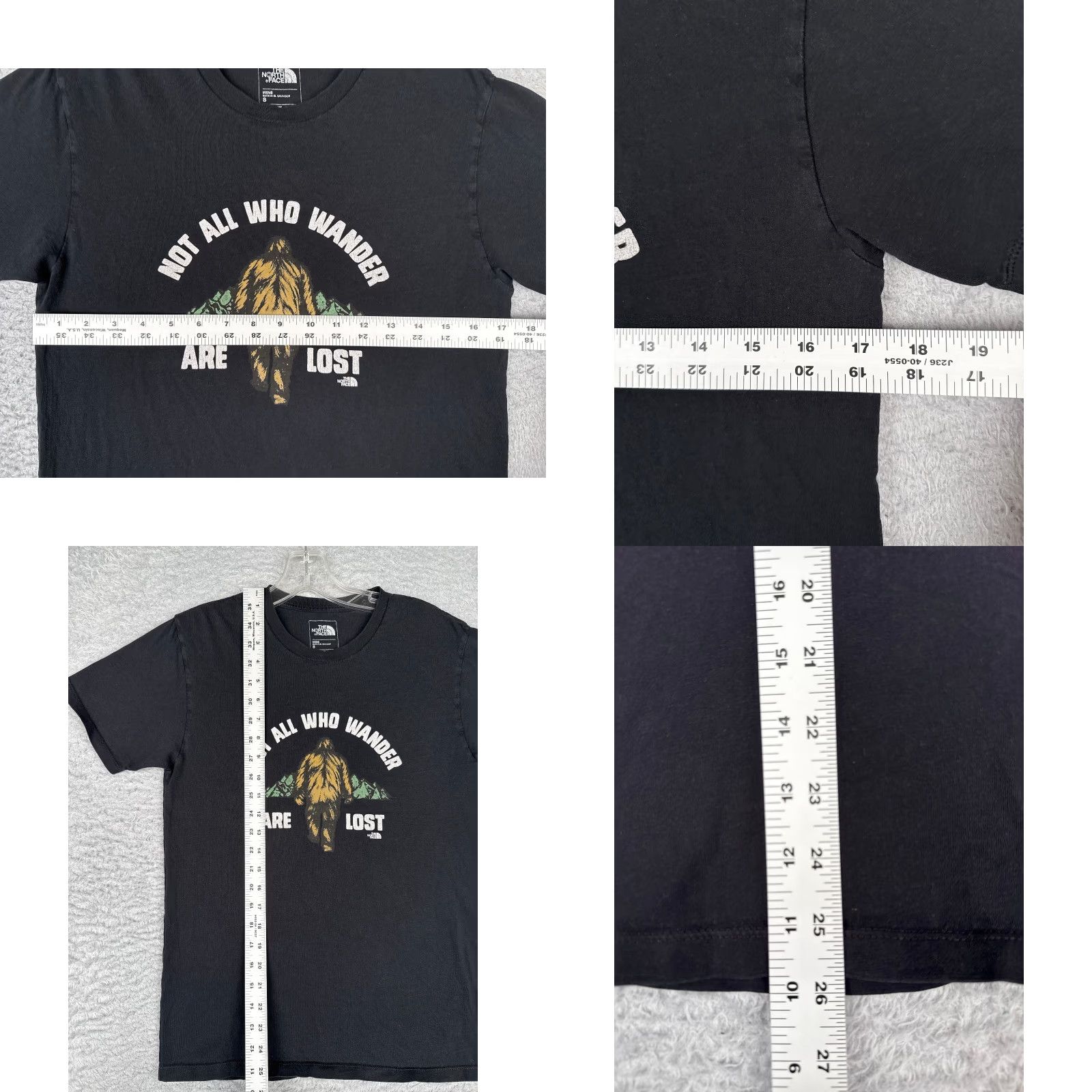 The North Face The North Face Shirt Men Small Black Crew Not All Who Wander Are Lost Bigfoot Size US S / EU 44-46 / 1 - 8 Thumbnail