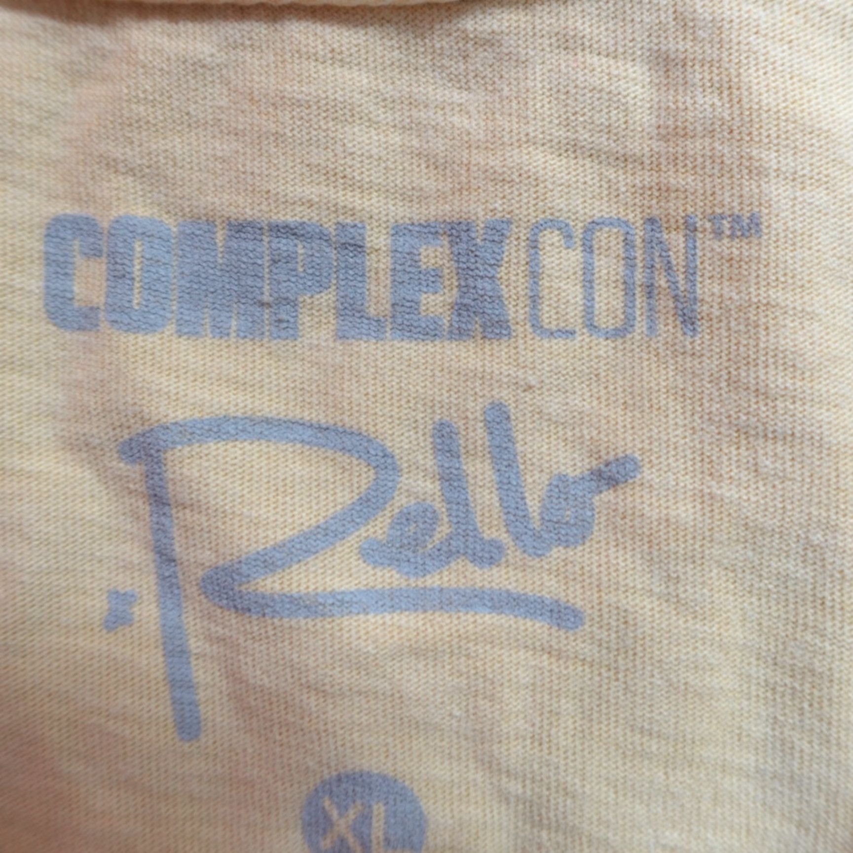 Vintage VINTAGE ComplexCon x Rello Shirt XL Yellow Graphic Print Crew Neck Short Sleeve Men 90s Welcome to Long Beach Shorts? Size US XL / EU 56 / 4 - 3 Thumbnail
