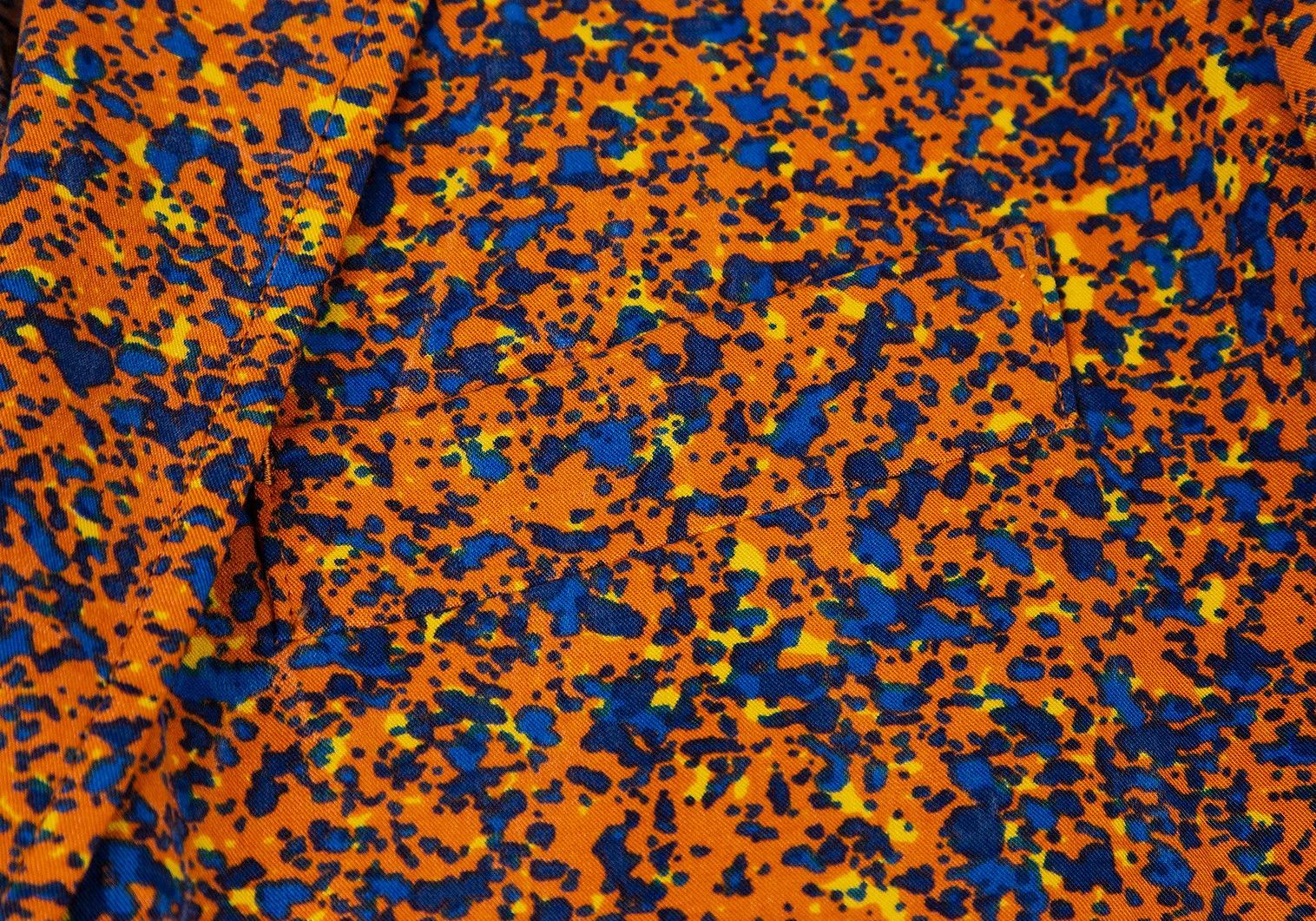 Issey Miyake Lyocell Cotton Marble Print B Jacket in Orange and Blue Size US S / EU 44-46 / 1 - 4 Thumbnail
