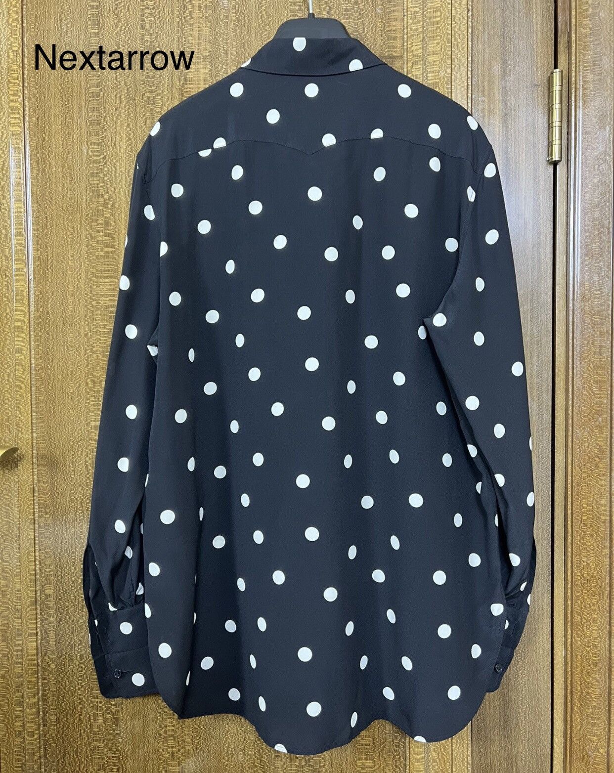 Saint Laurent Paris Saint Laurent slp21s silk polka dot shirt2412-Nextarrow Size US S / EU 44-46 / 1 - 2 Thumbnail