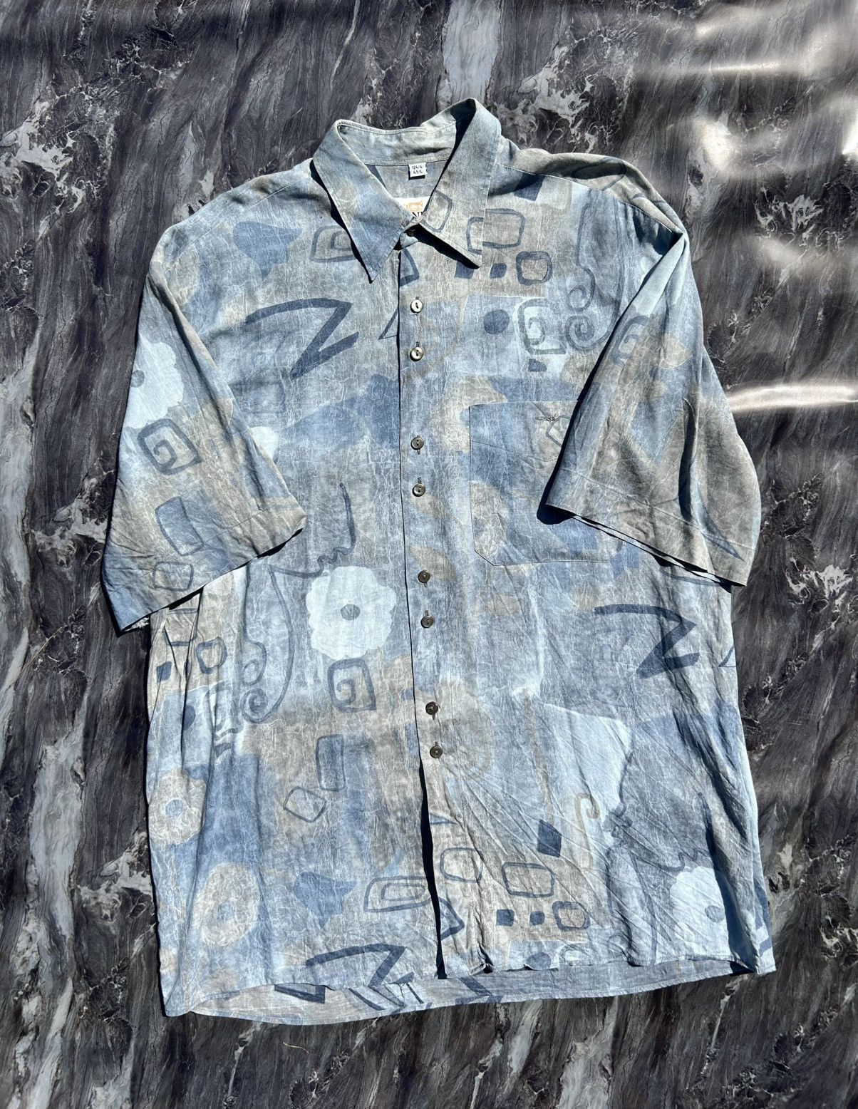 Other Vintage Festival Short Sleeve Shirt Abstract Pattern Design Size US L / EU 52-54 / 3 - 1 Thumbnail