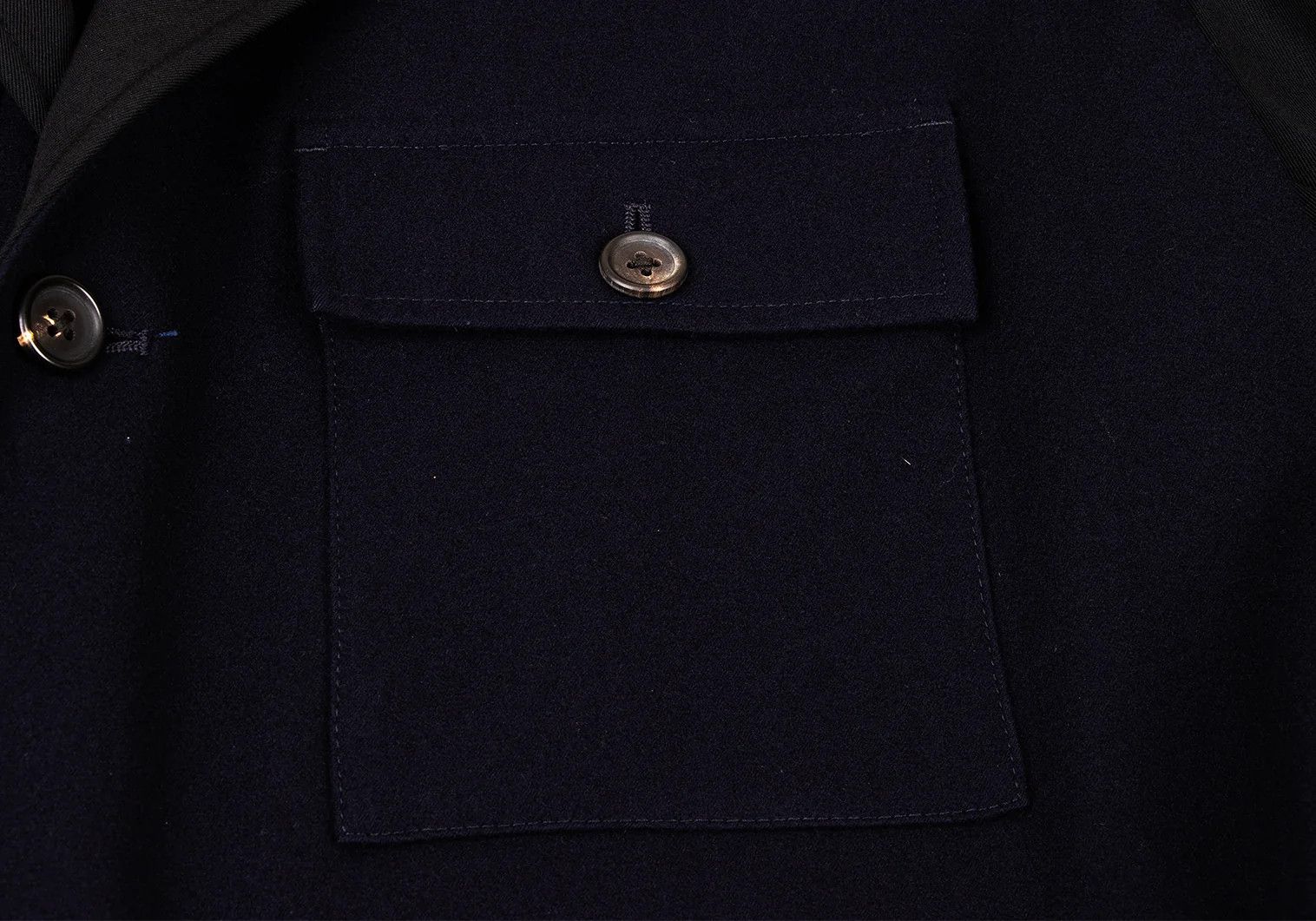 Yohji Yamamoto Yohji Yamamoto Wool Blended Design Jacket Size US M / EU 48-50 / 2 - 4 Thumbnail