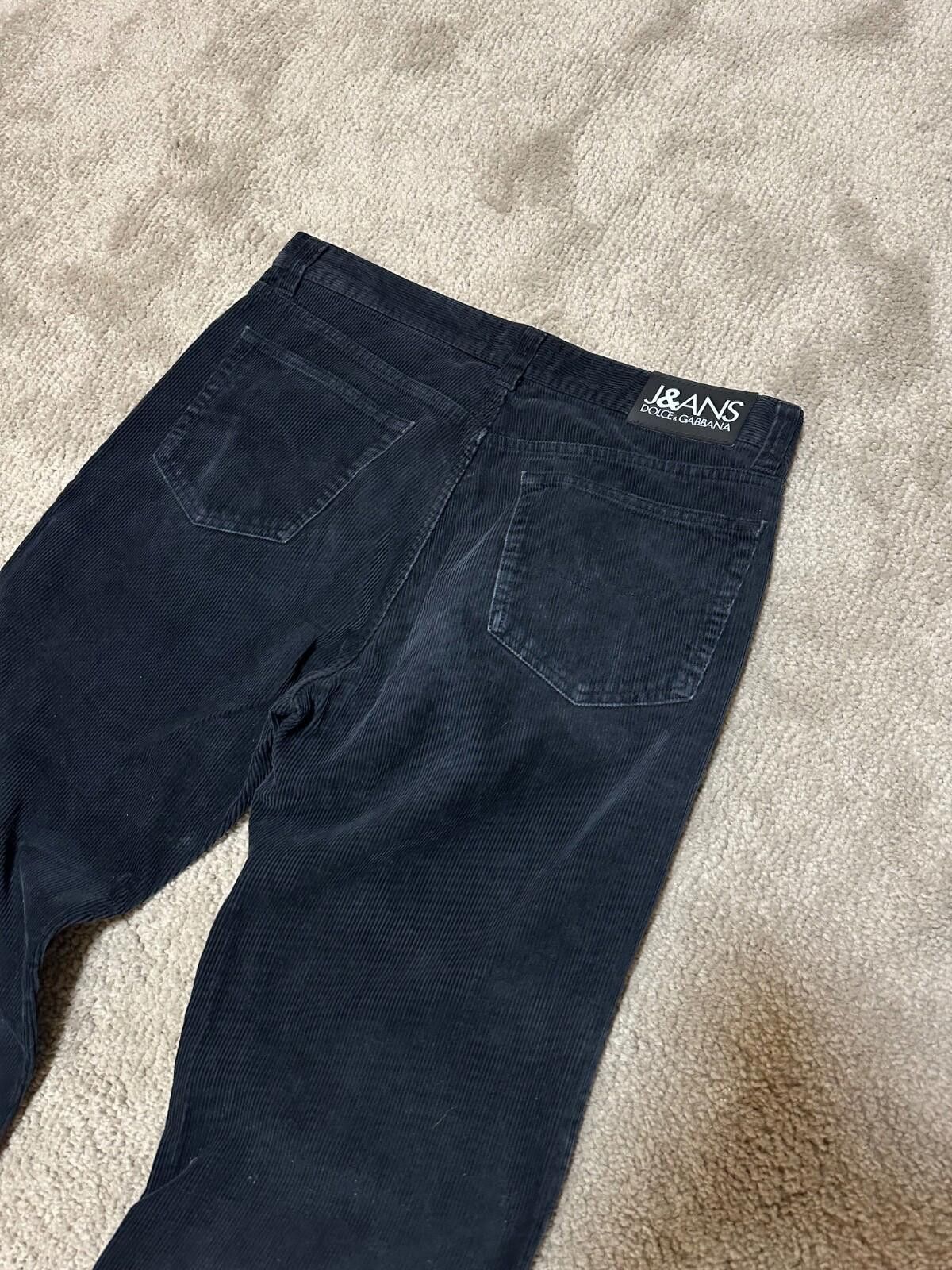 Dolce & Gabbana 90's Vintage Dolce & Gabbana Velvet Corduroy Pants Sz 34/48 Size US 34 / EU 50 - 3 Thumbnail