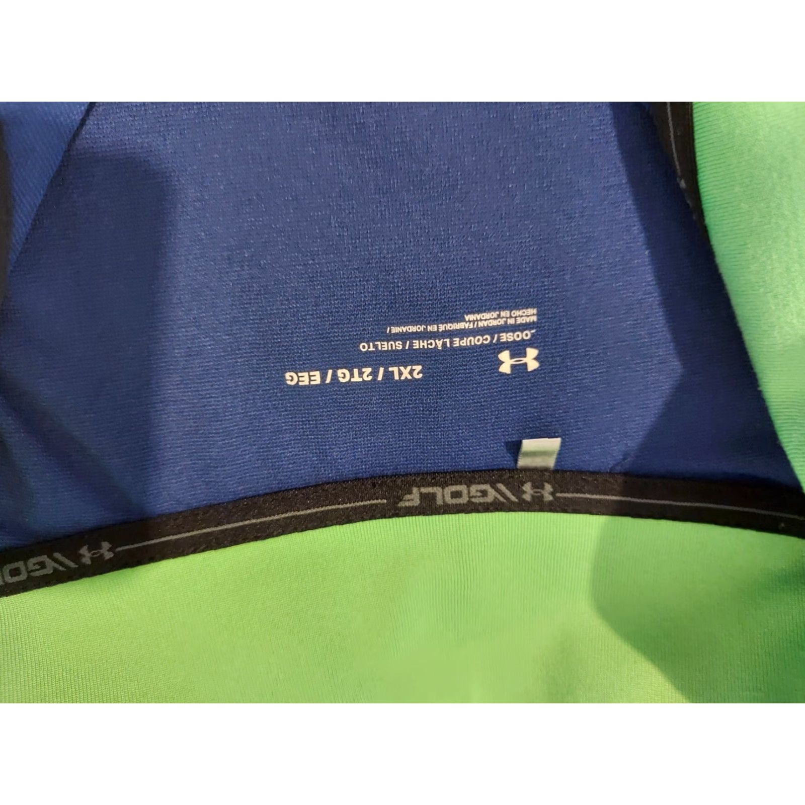 Under Armour Under Armour Shirt Long Sleeve 2XL Blue Zip Golf Mens Size US XXL / EU 58 / 5 - 3 Thumbnail