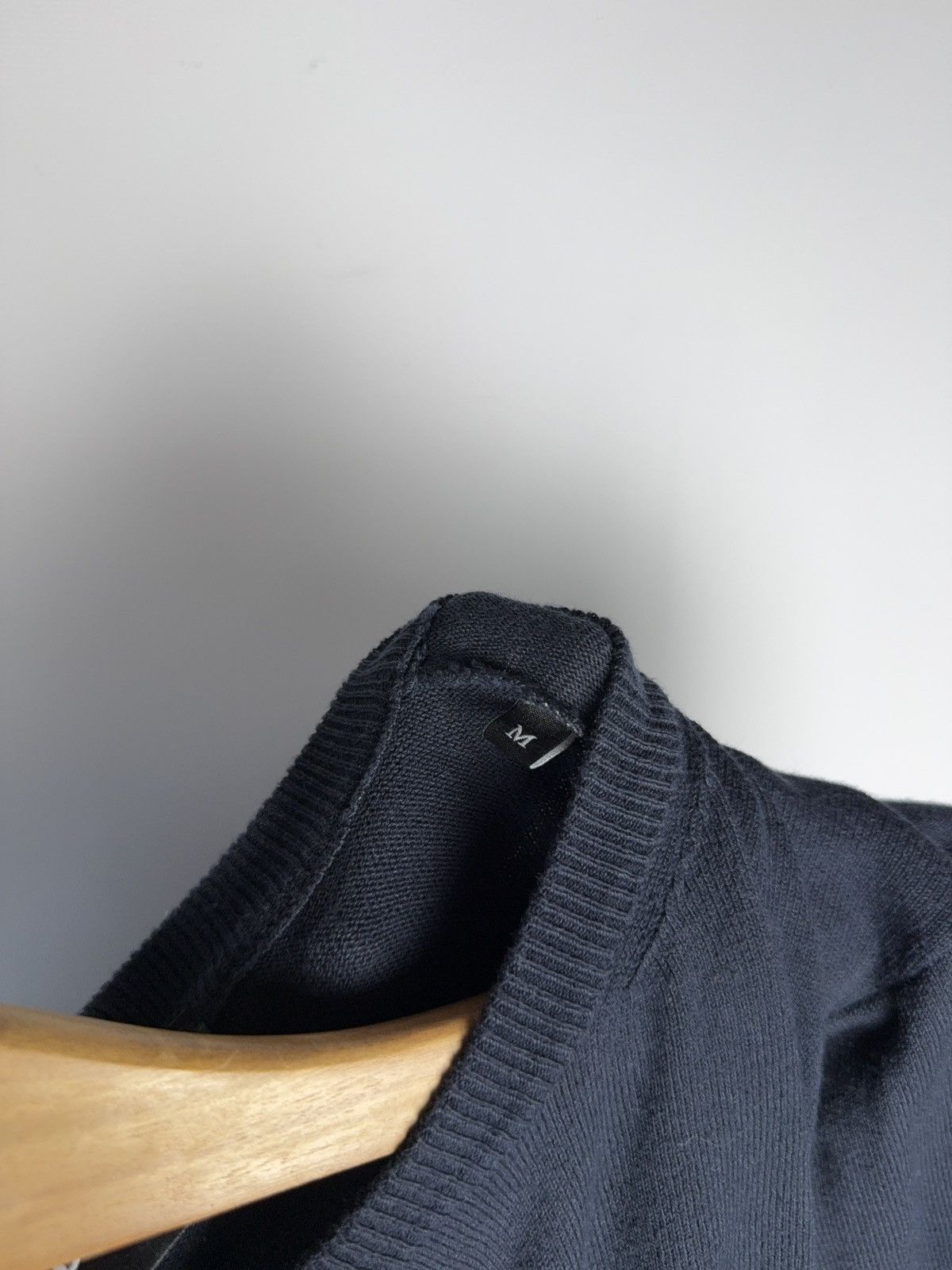 Diesel Luxury 00s Diesel Knit Sweater Navy Minimal Logo Crewneck Size US M / EU 48-50 / 2 - 5 Thumbnail