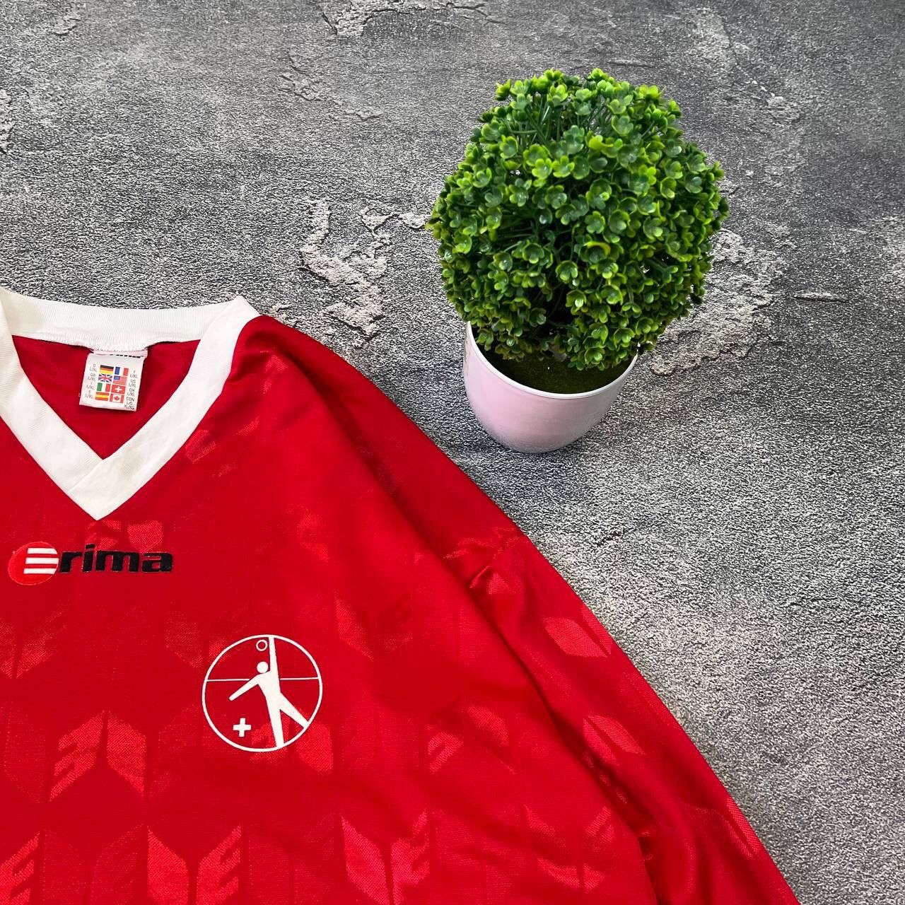 Vintage Vintage Camisa Volei Selecao Suica PRE 1990 Erima De Jogo Size US L / EU 52-54 / 3 - 6 Thumbnail
