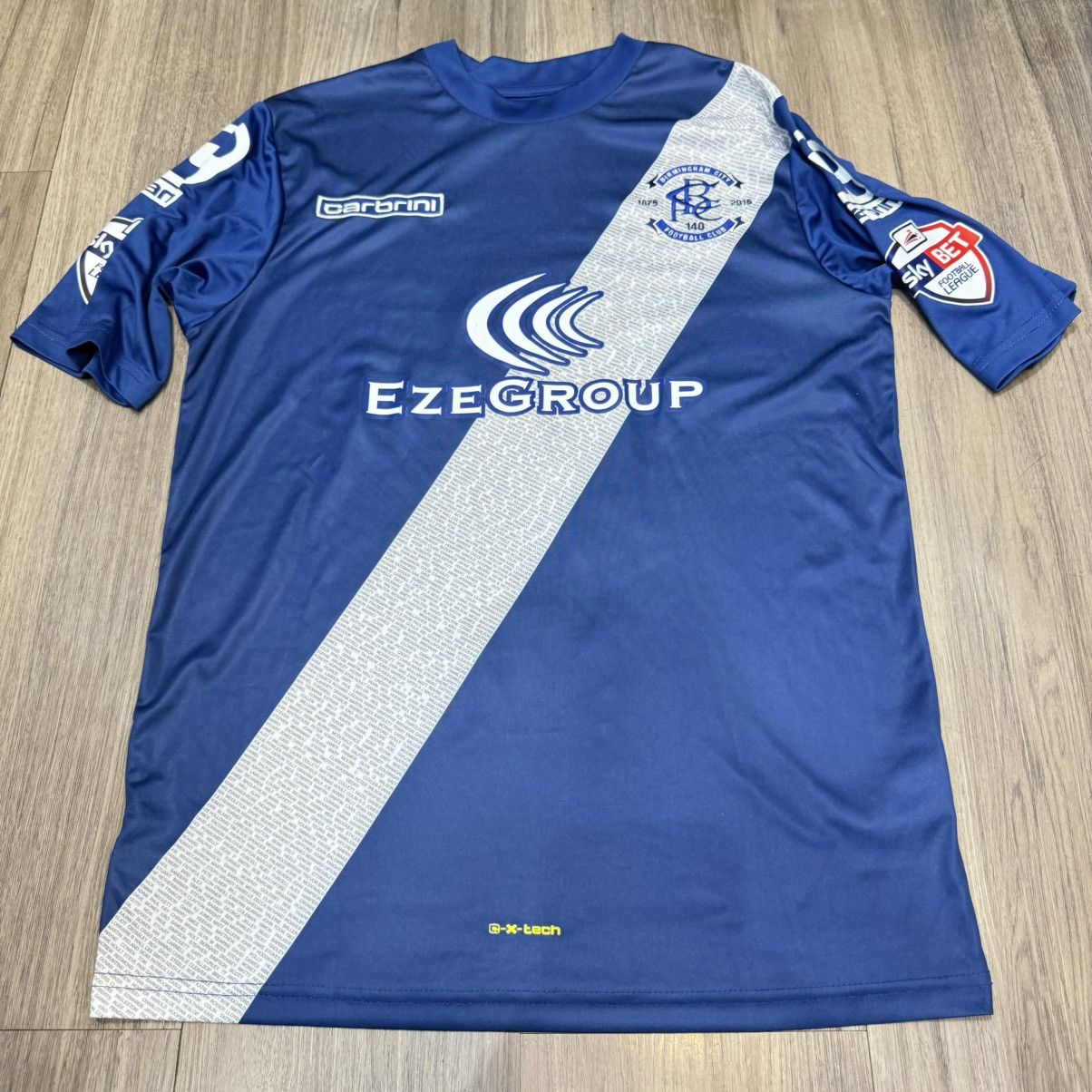 Sports Specialties Birmingham City 15/16 140 years home shirt #7 Gray Size US S / EU 44-46 / 1 - 1 Thumbnail