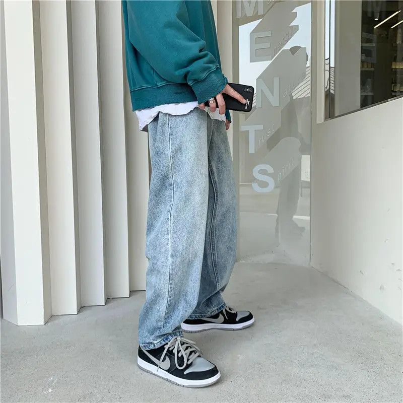 Japanese Brand × Jean Retro loose casual wide leg jeans Size US 30 / EU 46 - 1 Thumbnail