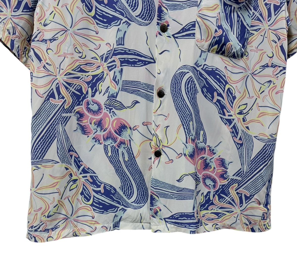 Sun Surf Vtg🔥90’s Sunsurf Camp Collar Hawaii Tranditional Japanese Size US L / EU 52-54 / 3 - 5 Thumbnail
