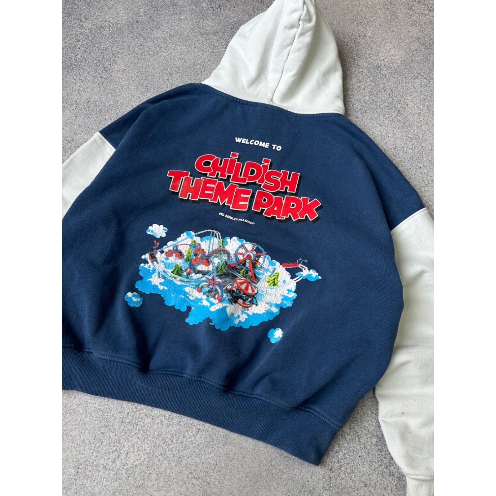 Vintage VTG Childish Theme Park Baggy Heavy Hoodie Size US XS / EU 42 / 0 - 4 Thumbnail