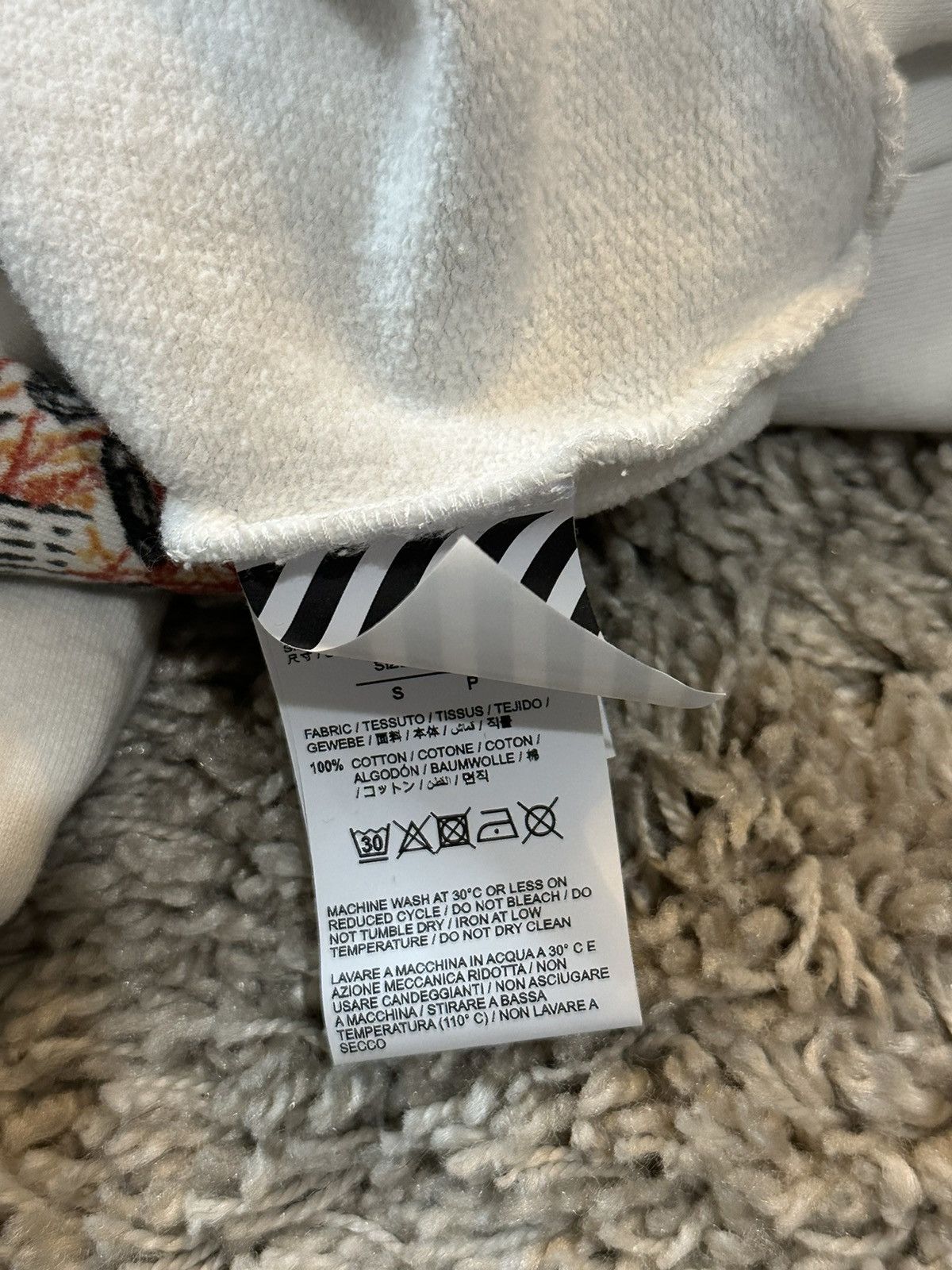 Off-White × Virgil Abloh Off-White Chainsaw White Crewneck Size S Size US S / EU 44-46 / 1 - 7 Thumbnail