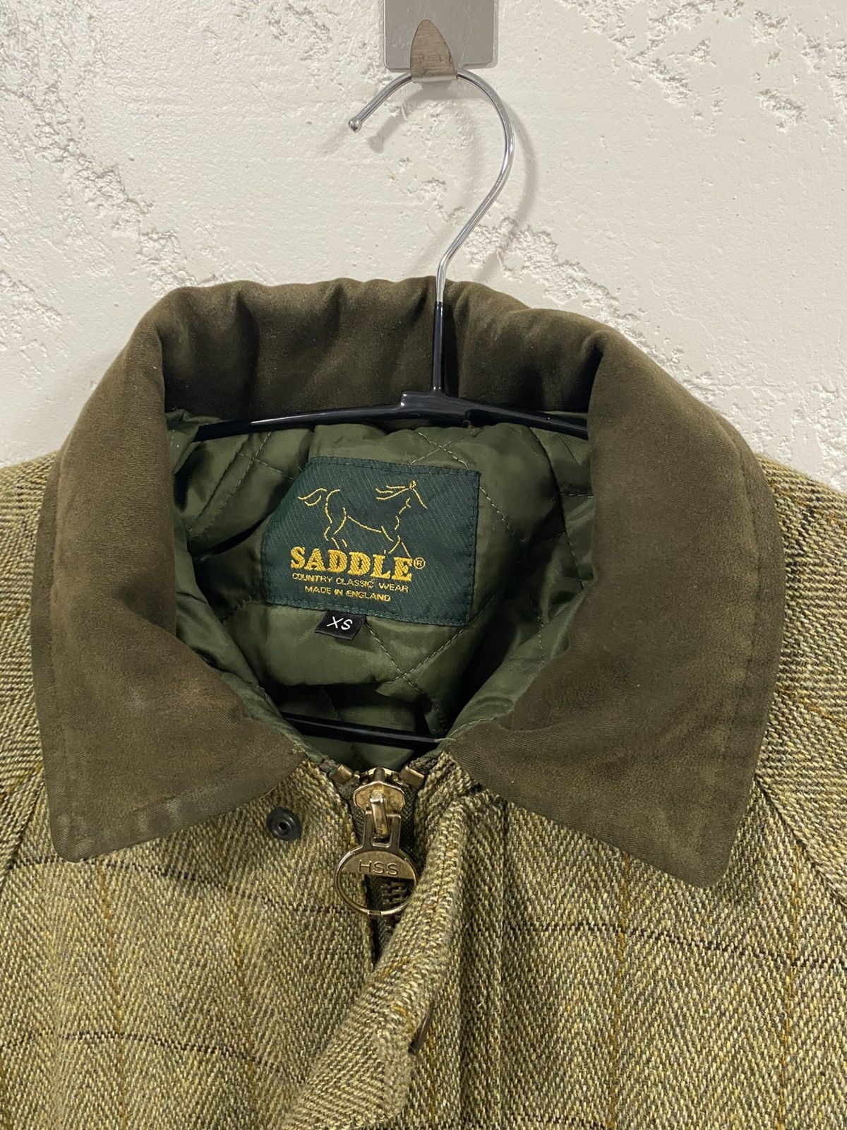 Vintage Vintage Old England Windowpane Tweed Hunting Coat Jacket XS Size US S / EU 44-46 / 1 - 2 Thumbnail