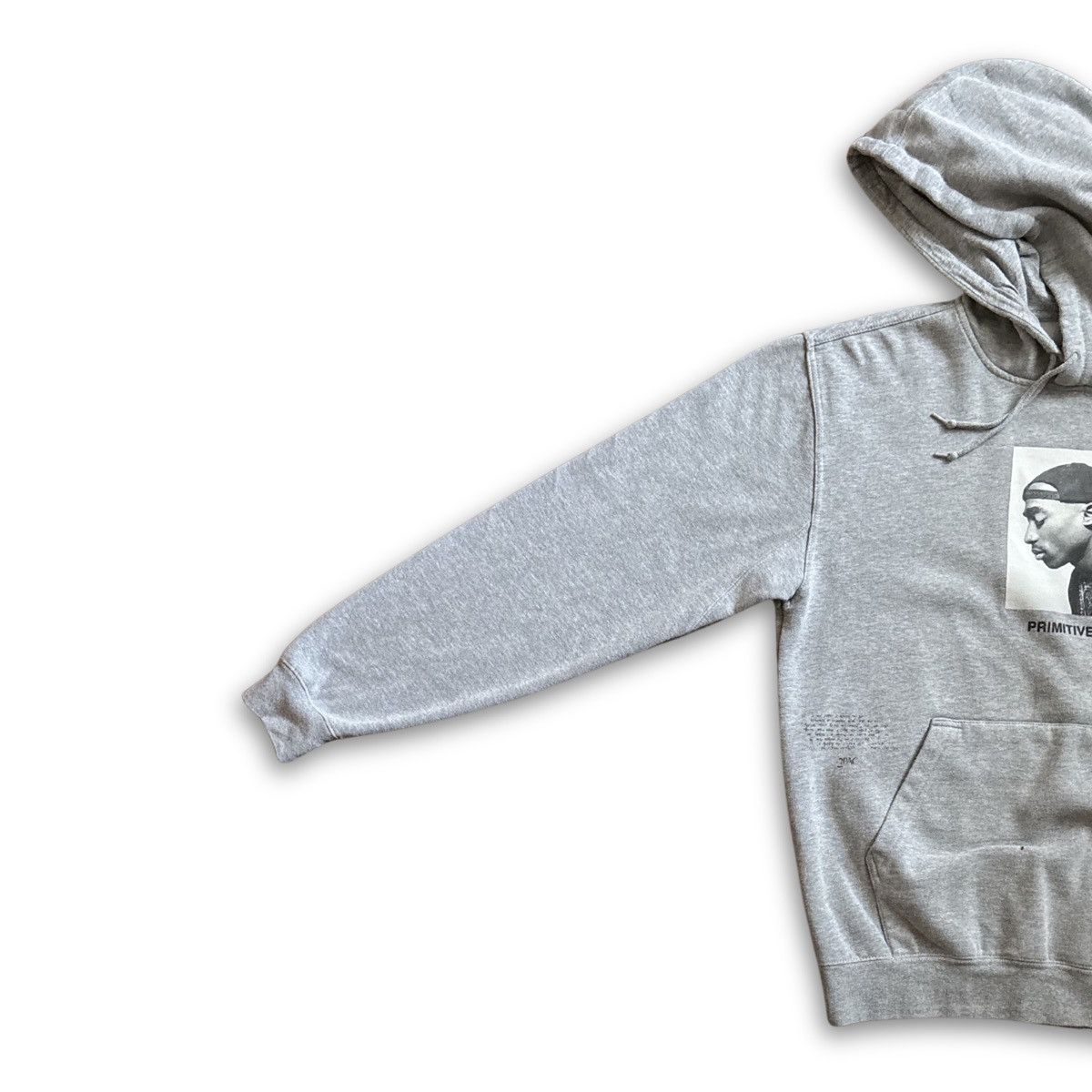 Primitive Primitive 2Pac “No Changes” Hoodie Mens Large Gray Pullover Size US L / EU 52-54 / 3 - 6 Thumbnail