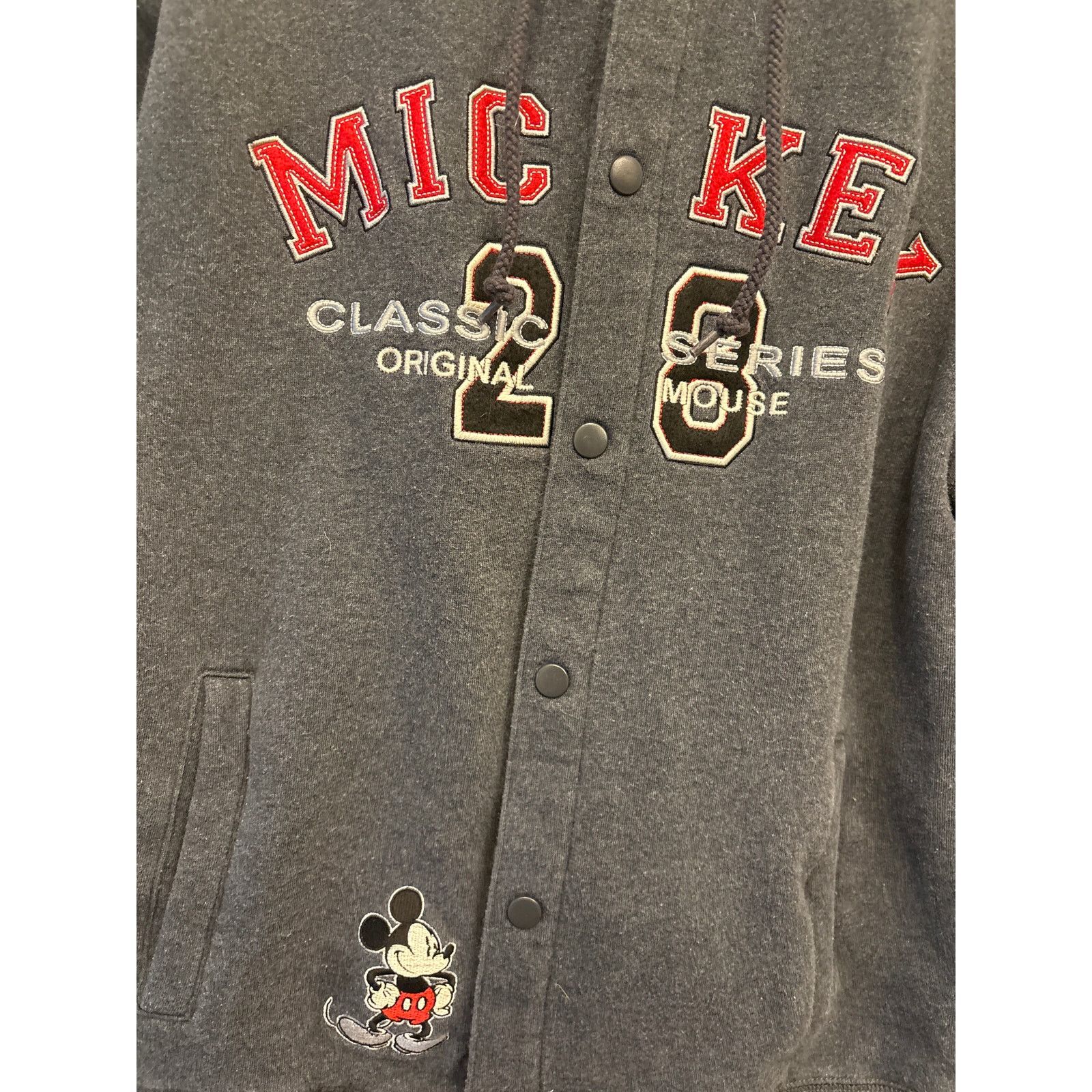 Disney Vintage Disney Store Mickey Mouse Button Up Hoodie - Small Size S / US 4 / IT 40 - 3 Thumbnail